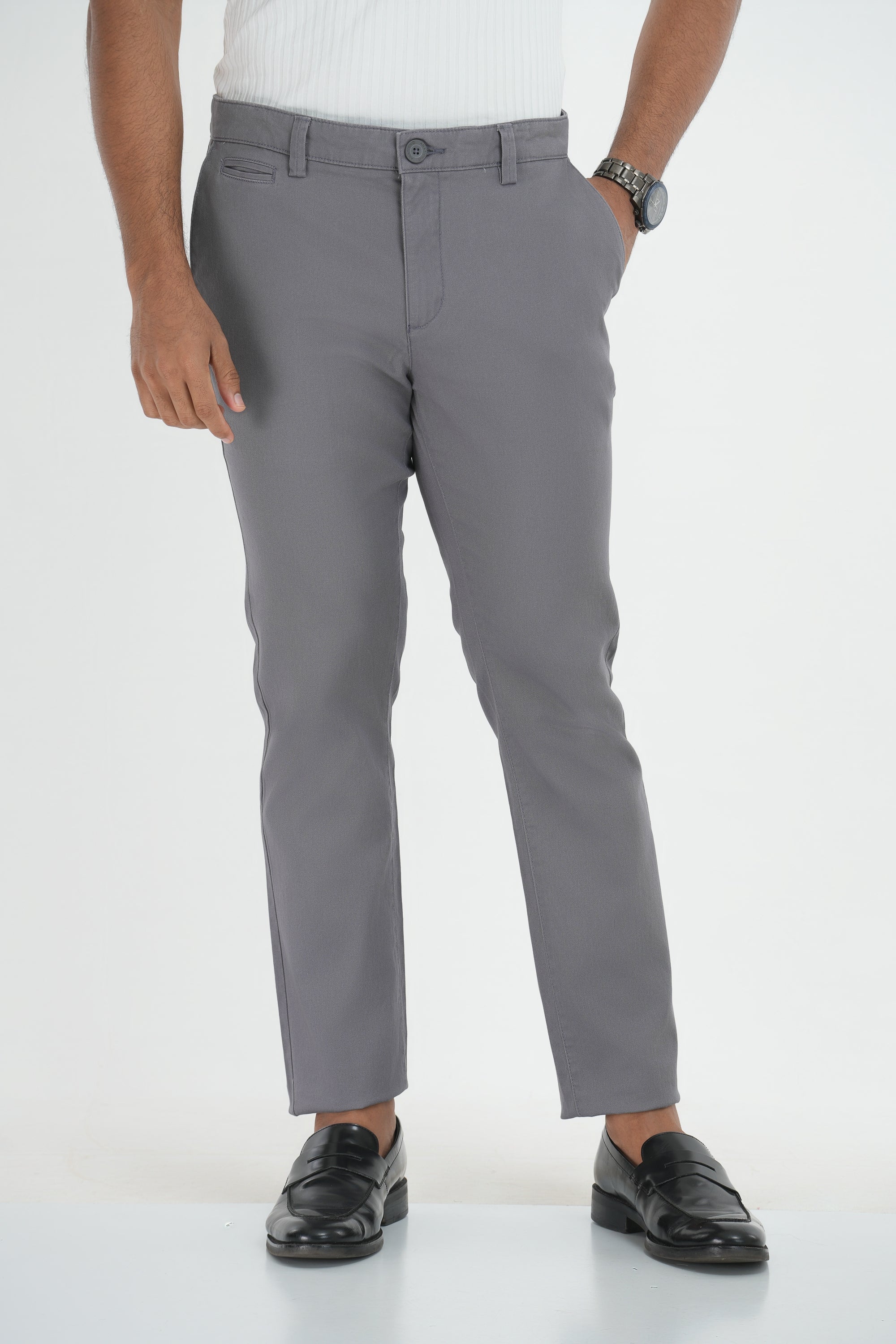 Essential Chinos - Slim Fit - Grey