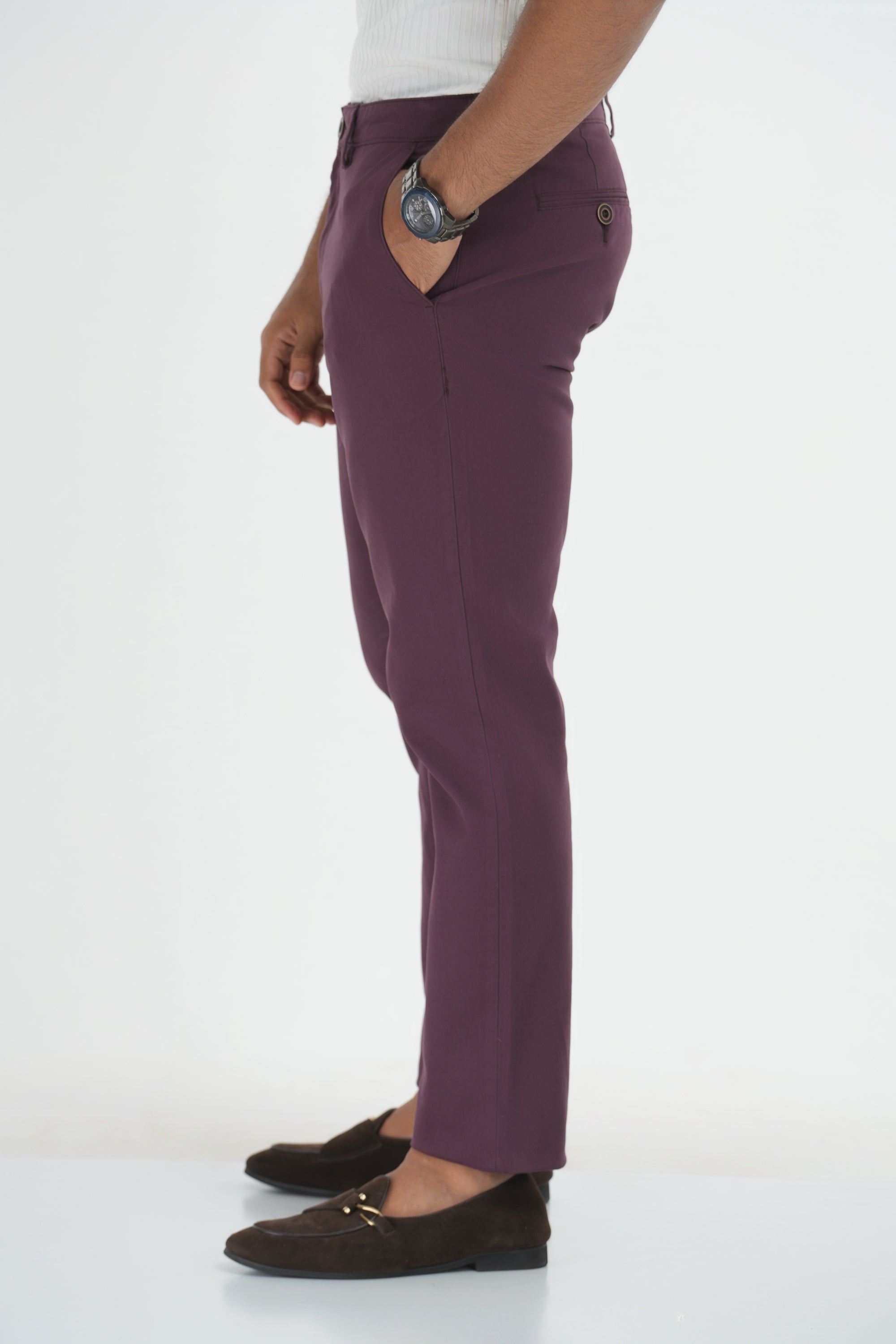 Essential Chinos - Slim Fit - Maroon