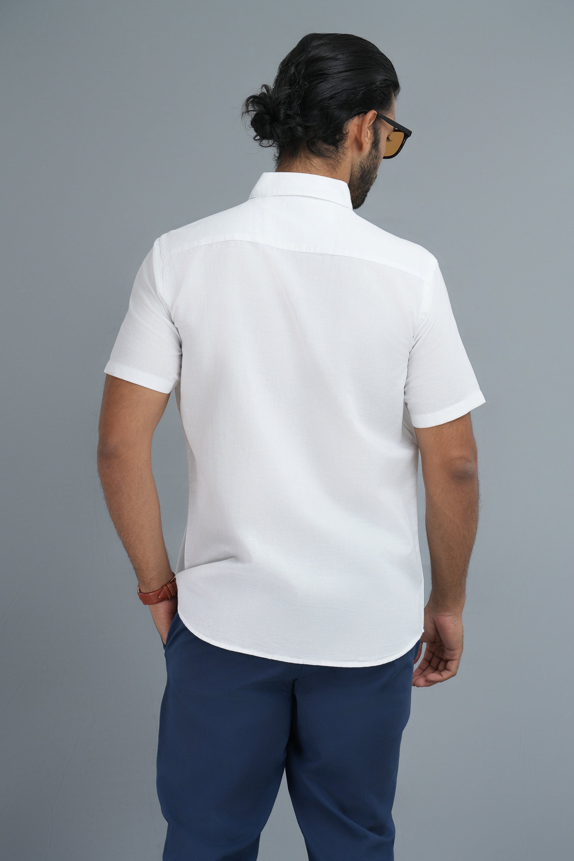 Linen Cotton Shirt - White