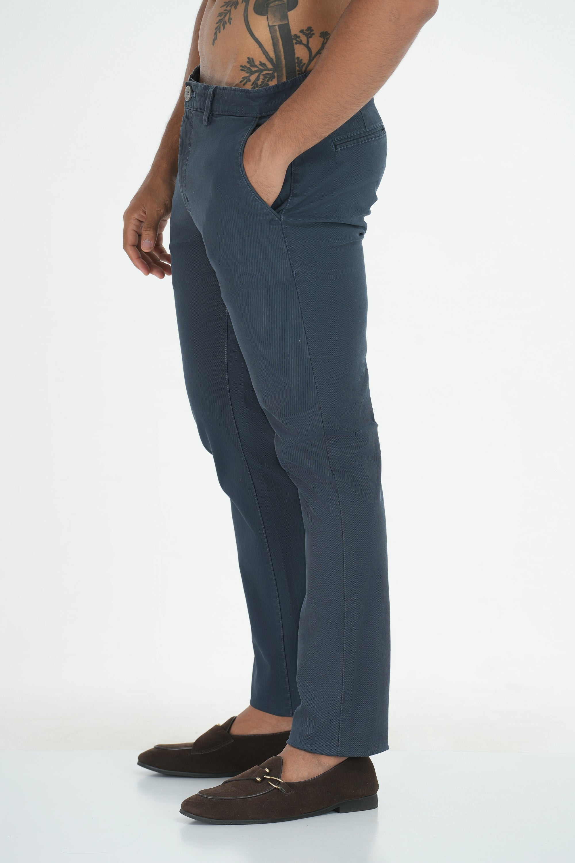 Horizon Over-dyed Chinos - Navy