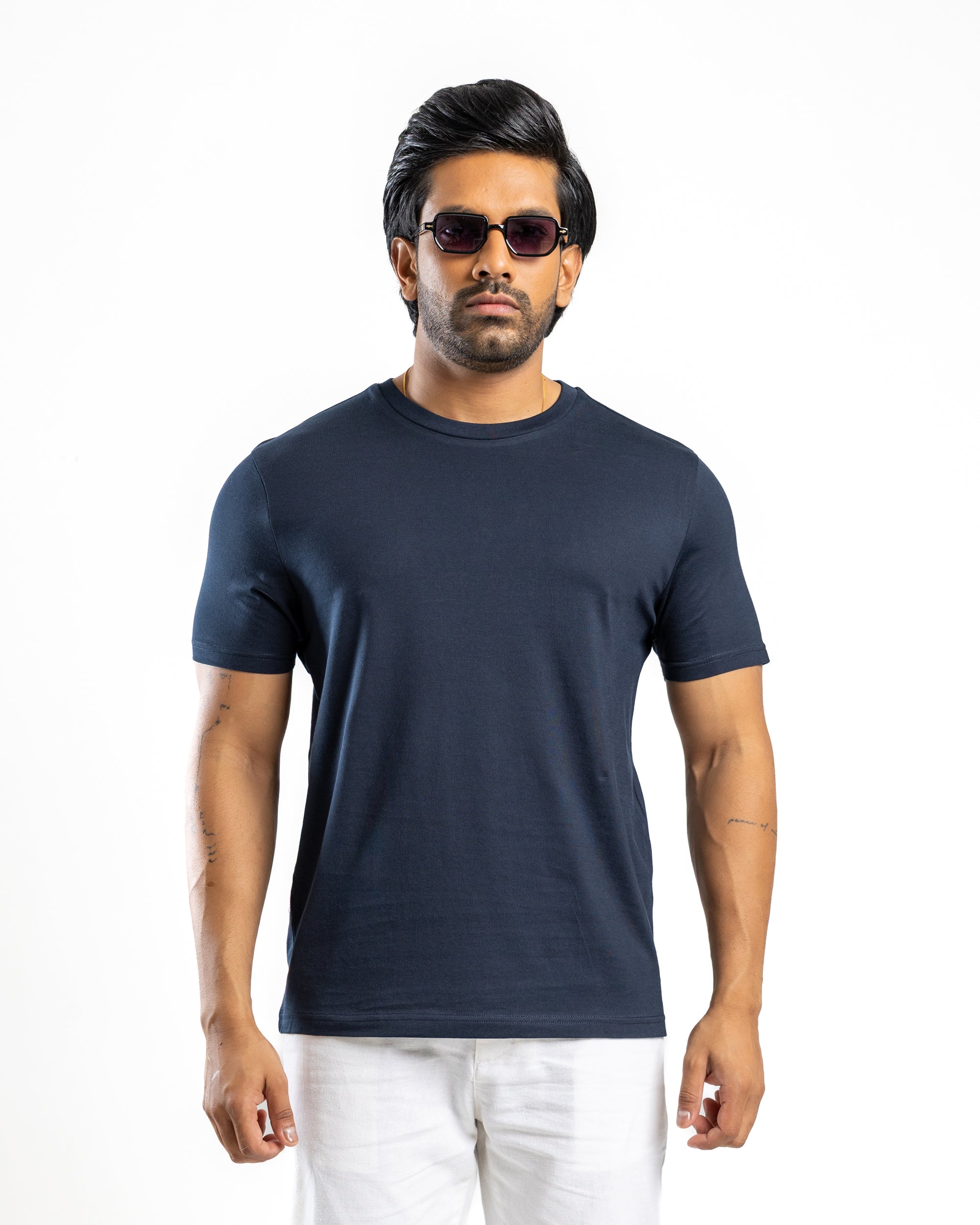 Supima 100% Cotton Regular T-Shirt Deep Ocean Navy