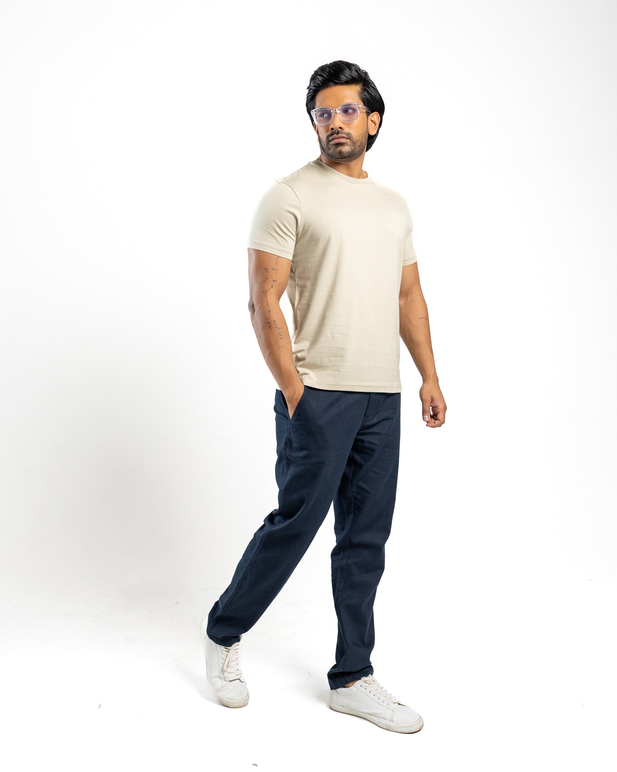 AnationZ Supima Cotton Tee - Aged Ivory Sri Lanka