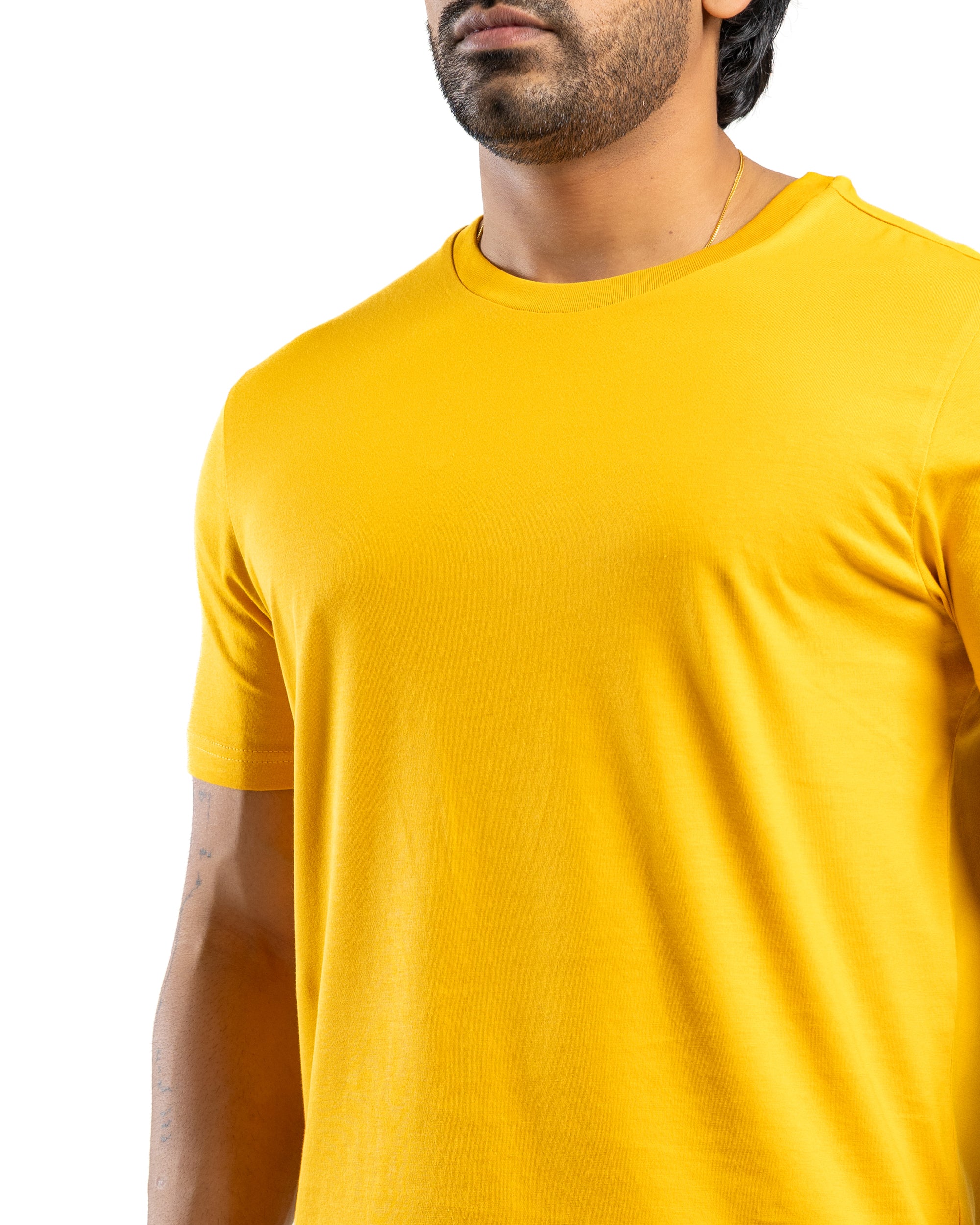 AnationZ Supima Cotton Tee - Mustard Sri Lanka