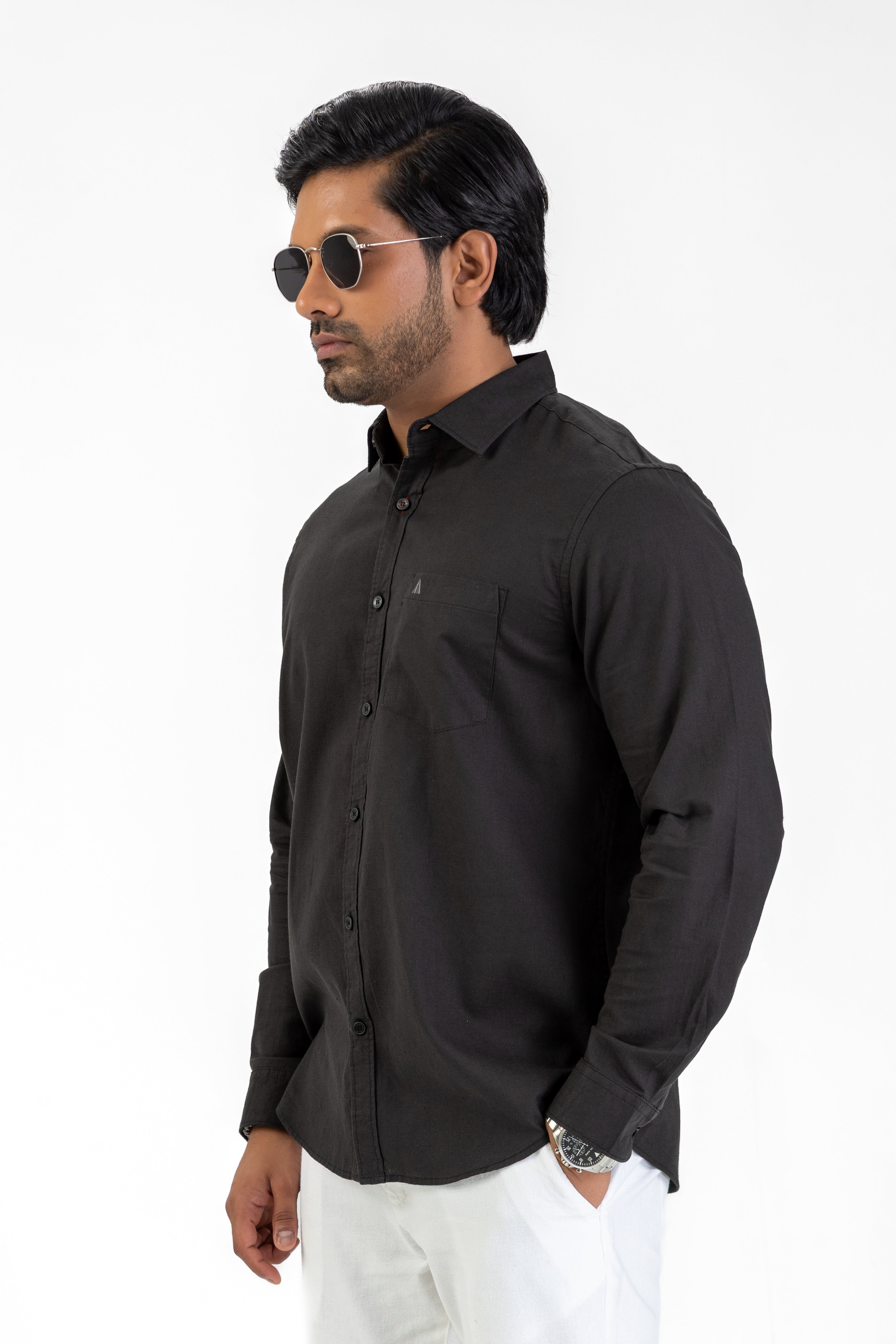 AnationZ Heritage Linen Long Sleeve Shirt - Sri Lanka