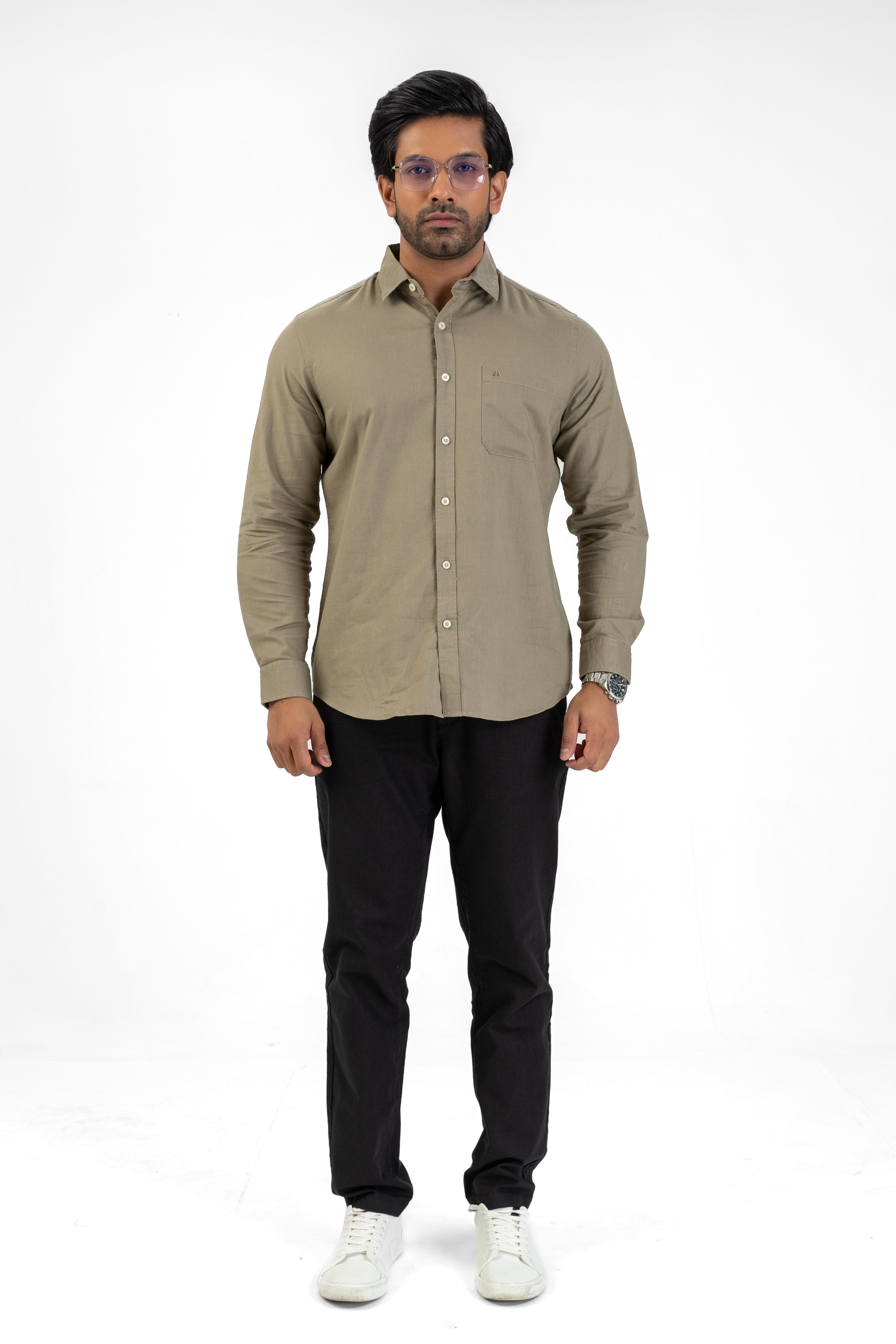 AnationZ Heritage Linen Long Sleeve Shirt - Sri Lanka