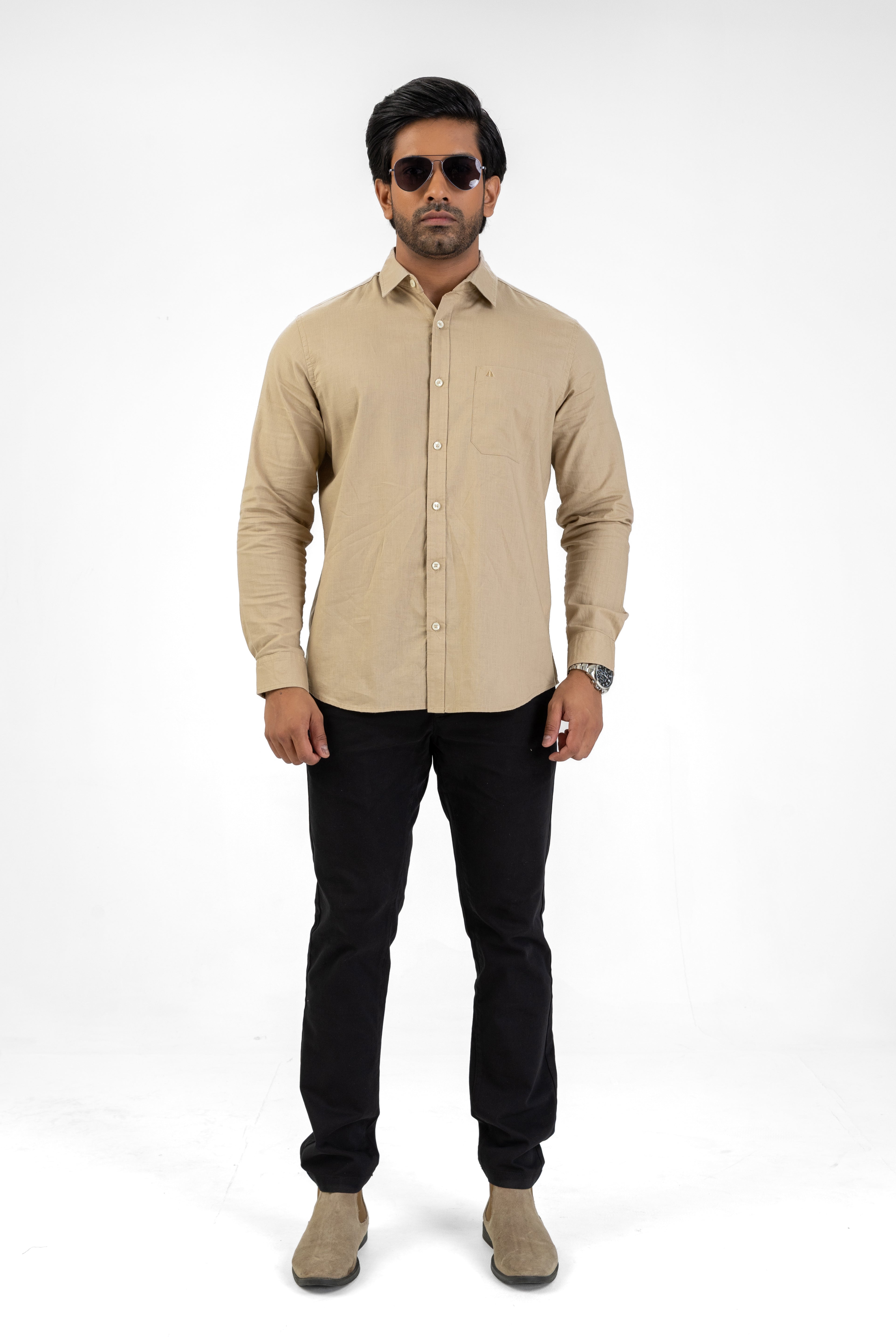 AnationZ Heritage Linen Long Sleeve Shirt - Sri Lanka