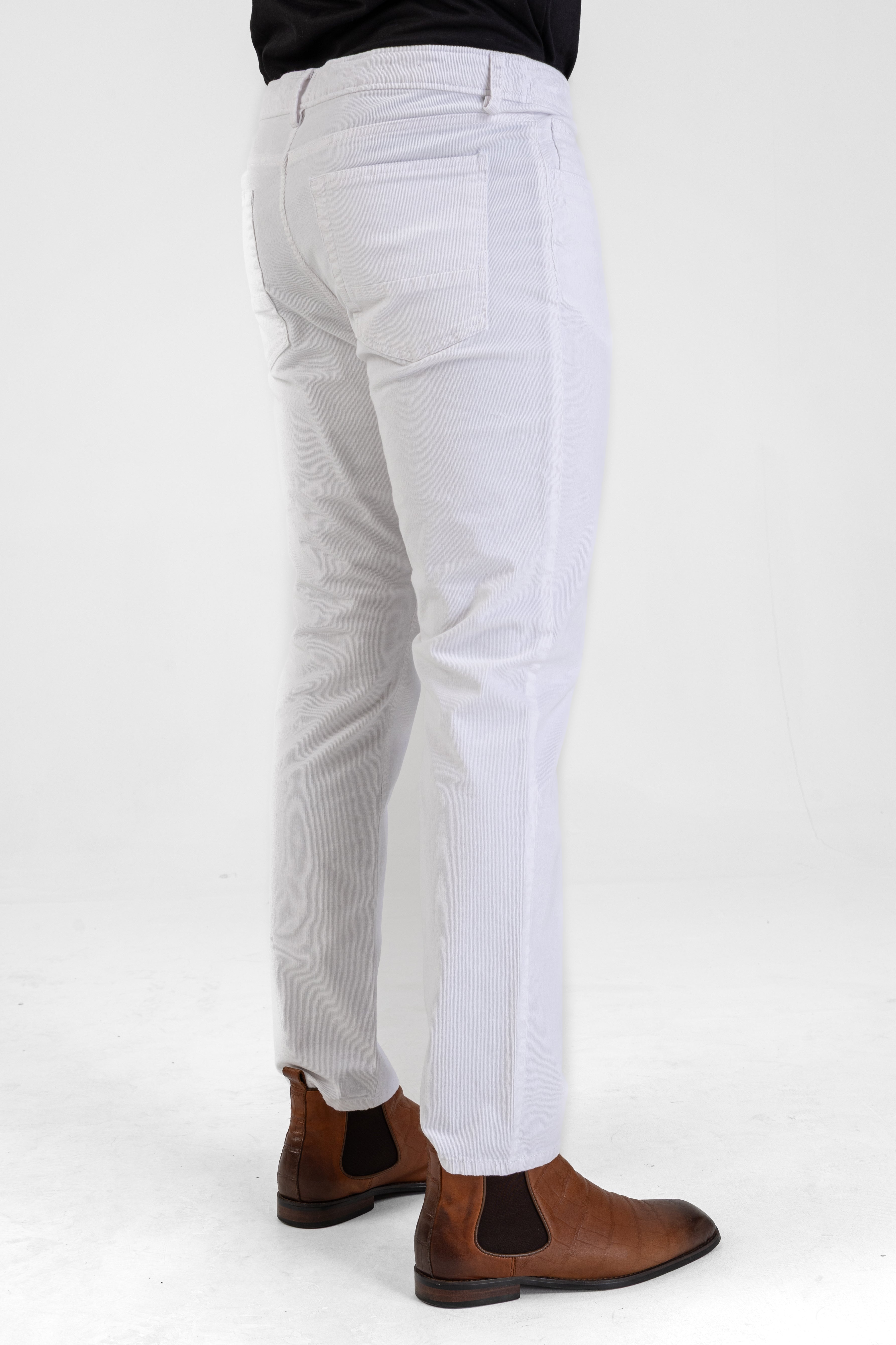 Essential Corduroy Pant – White