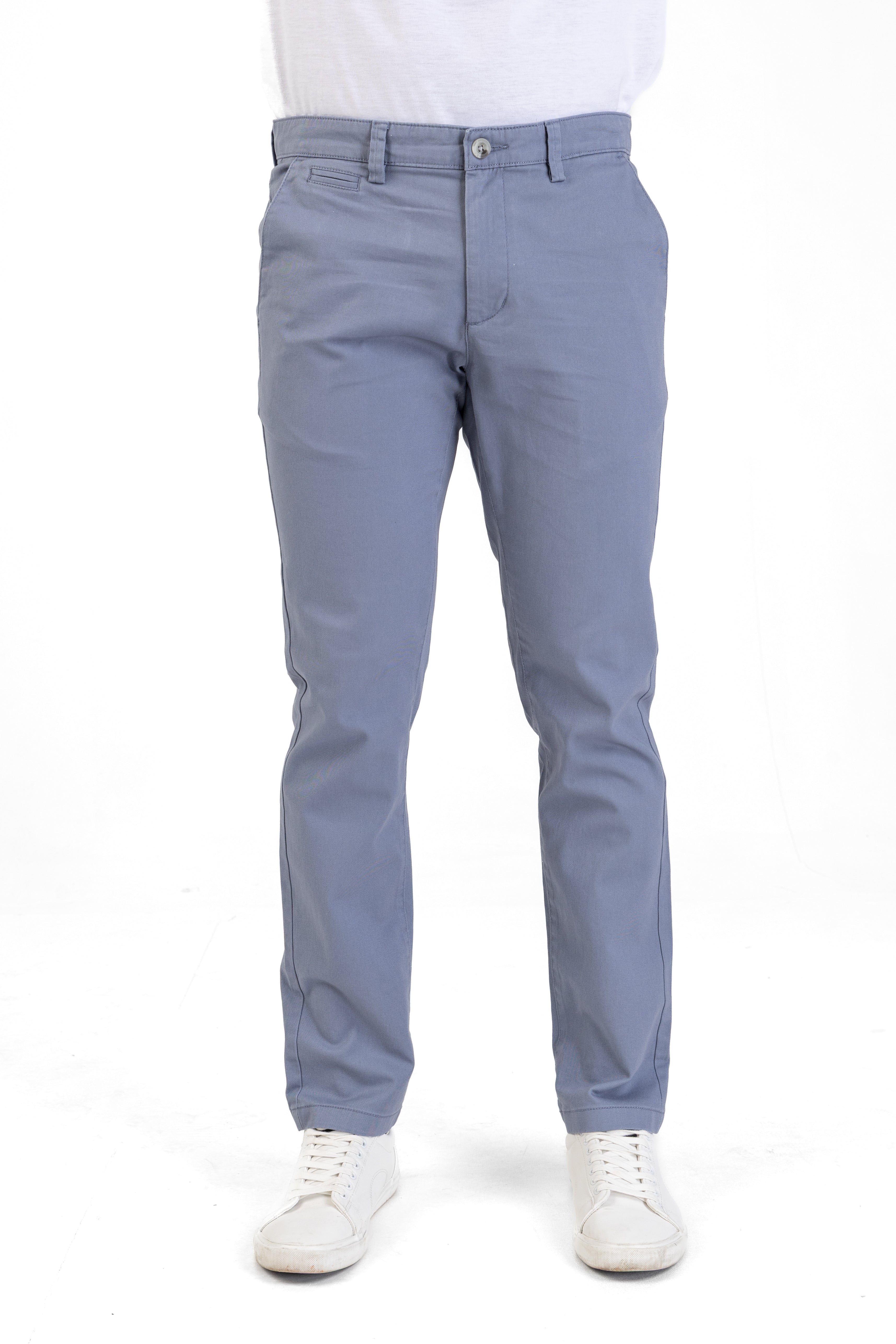 Essential Slim Fit Pant – Steel Blue