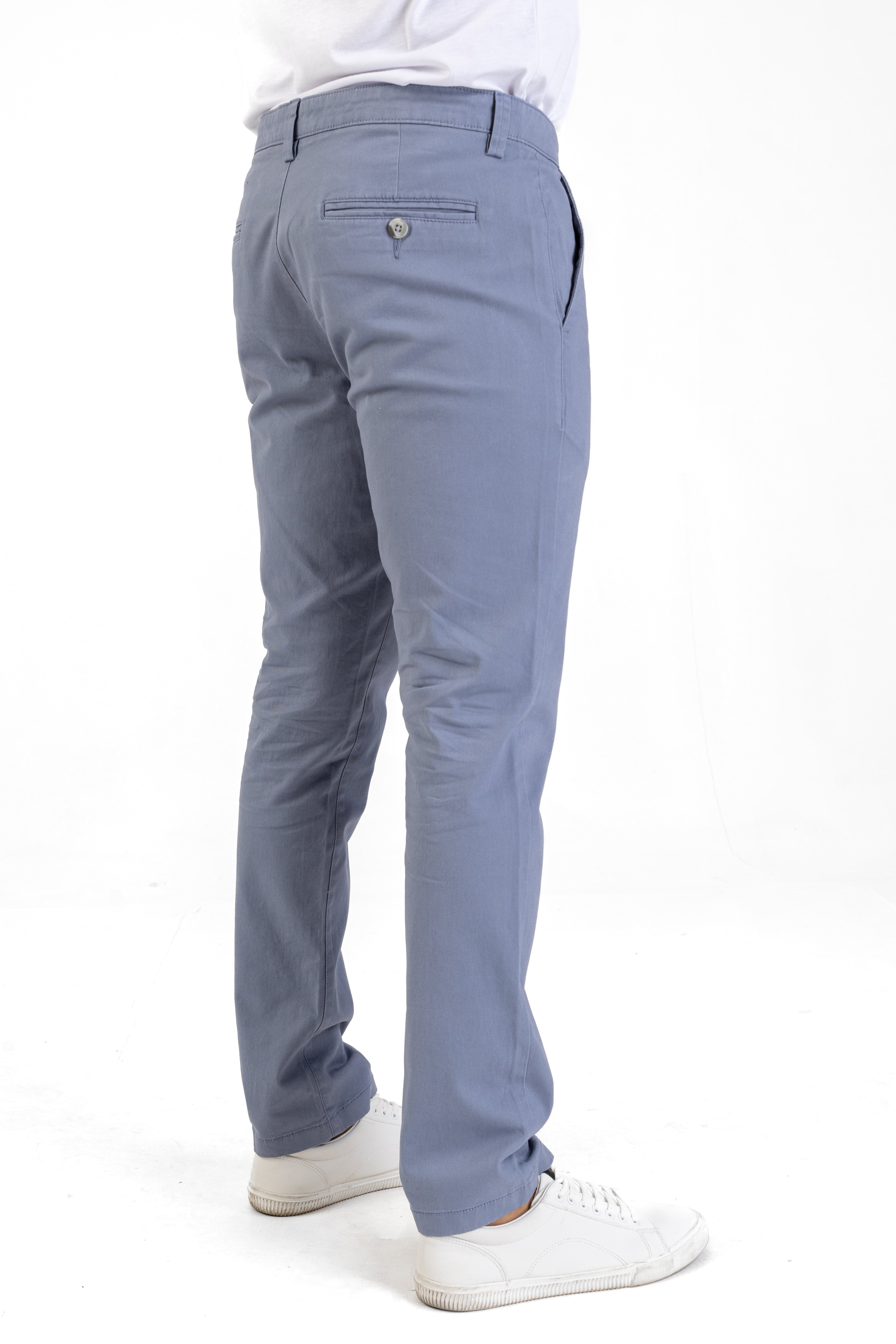 Essential Slim Fit Pant – Steel Blue