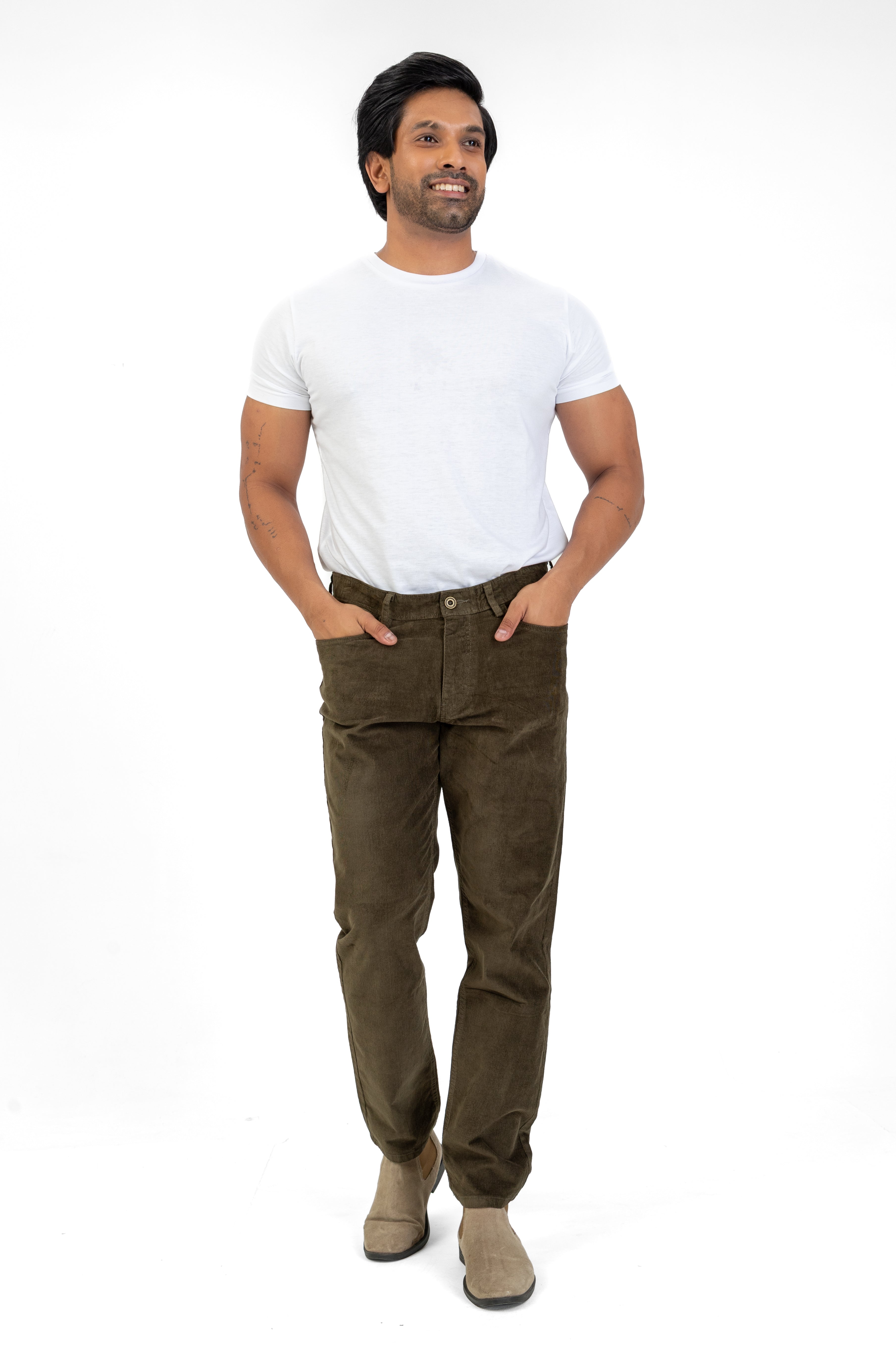 Essential Corduroy Pant – Olive