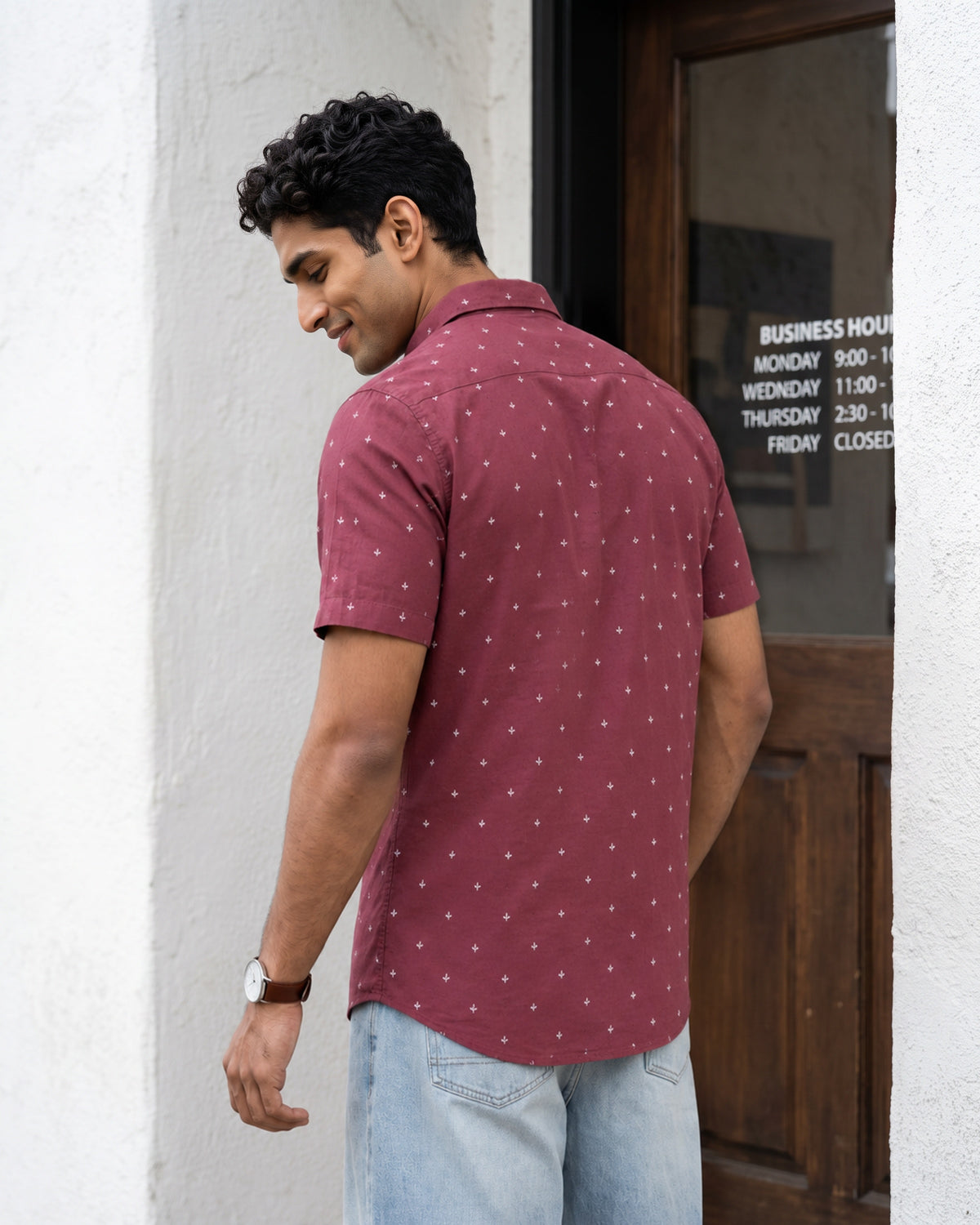 AnationZ Heritage Linen Printed Short Sleeve Shirt -  Sri Lanka

