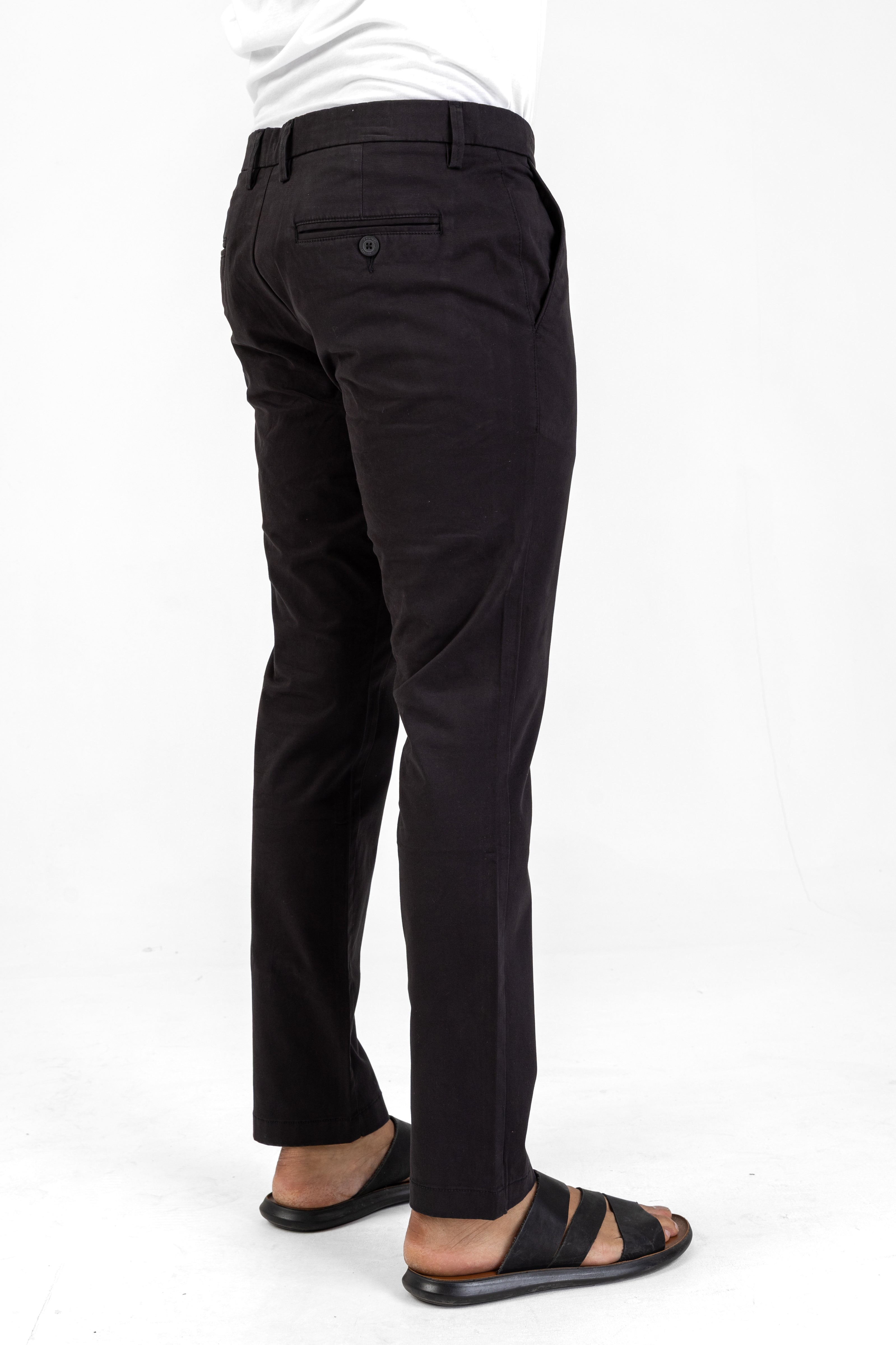 Signature Twill Pant – Black