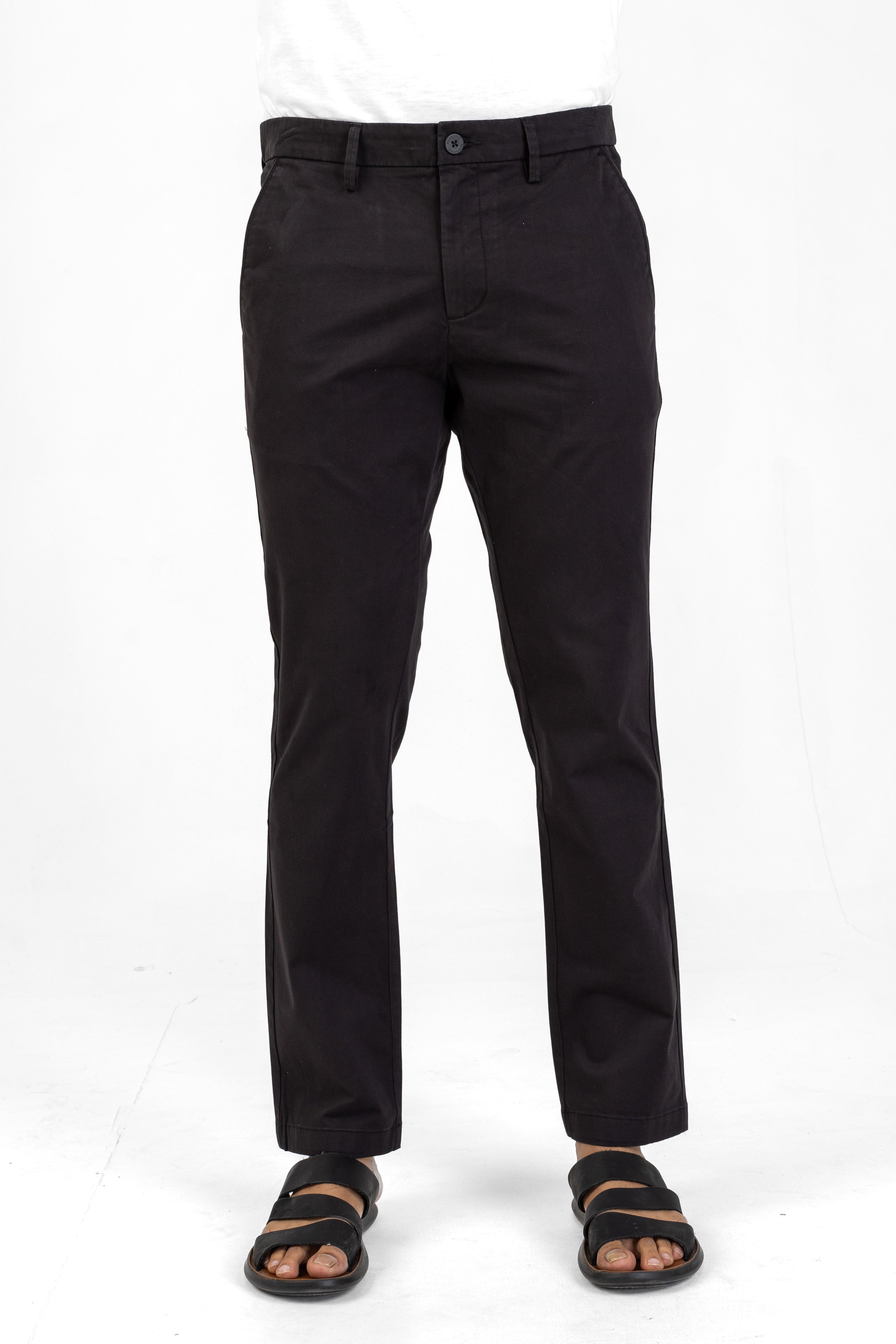 Signature Twill Pant – Black