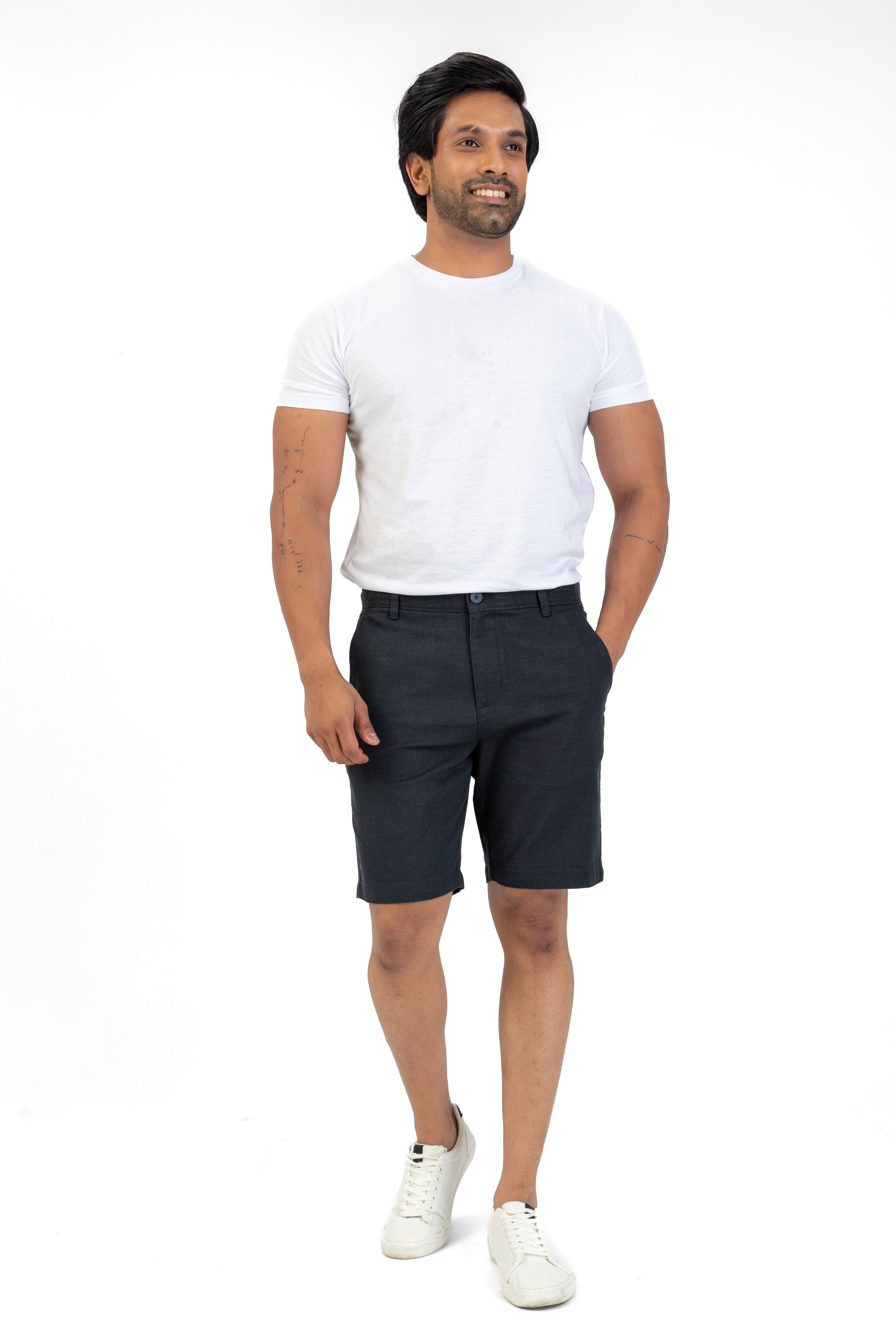Signature Cotton Short – Dark Blue