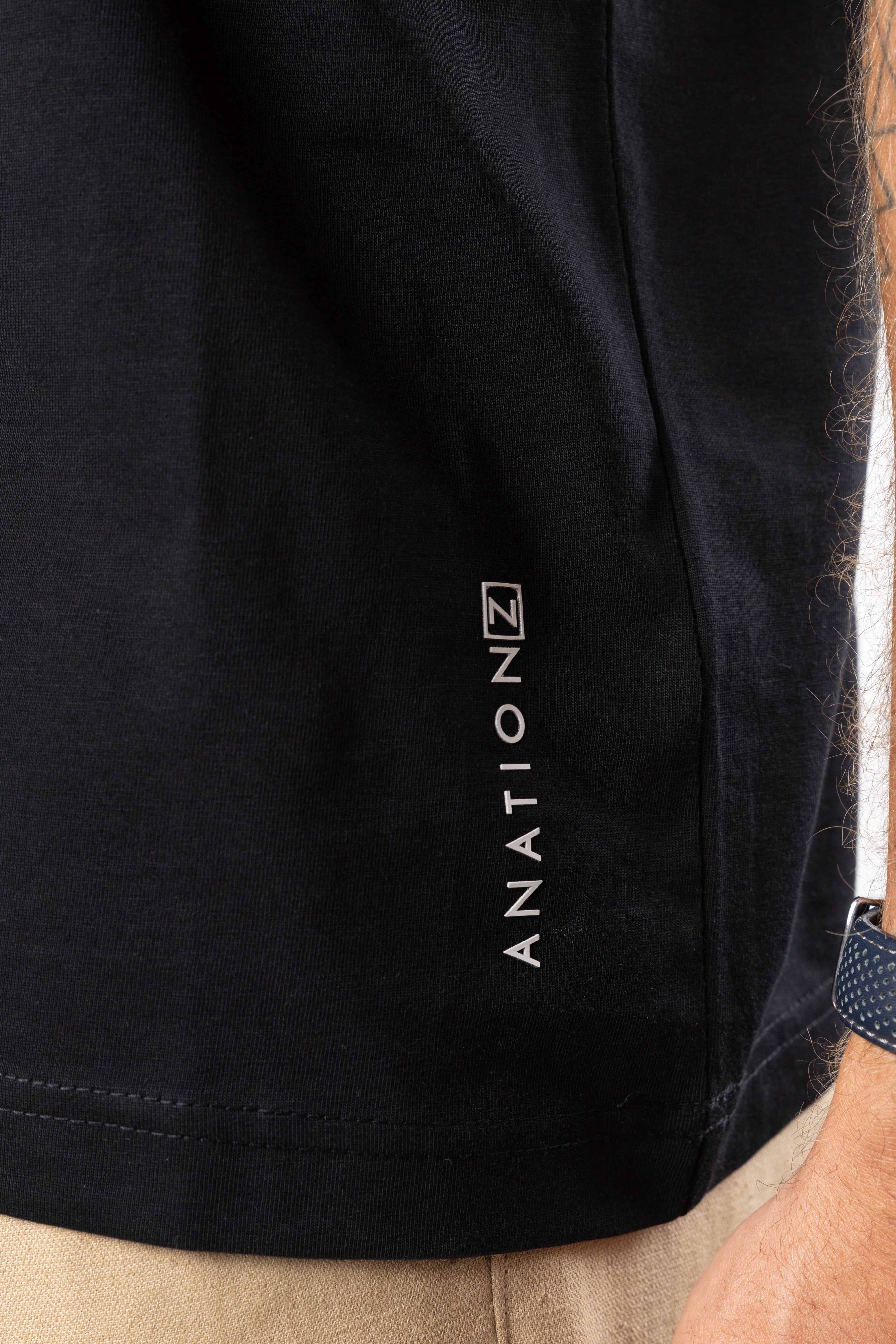 AnationZ Ice Touch Oversized Tee - Midnight Onyx Sri Lanka
