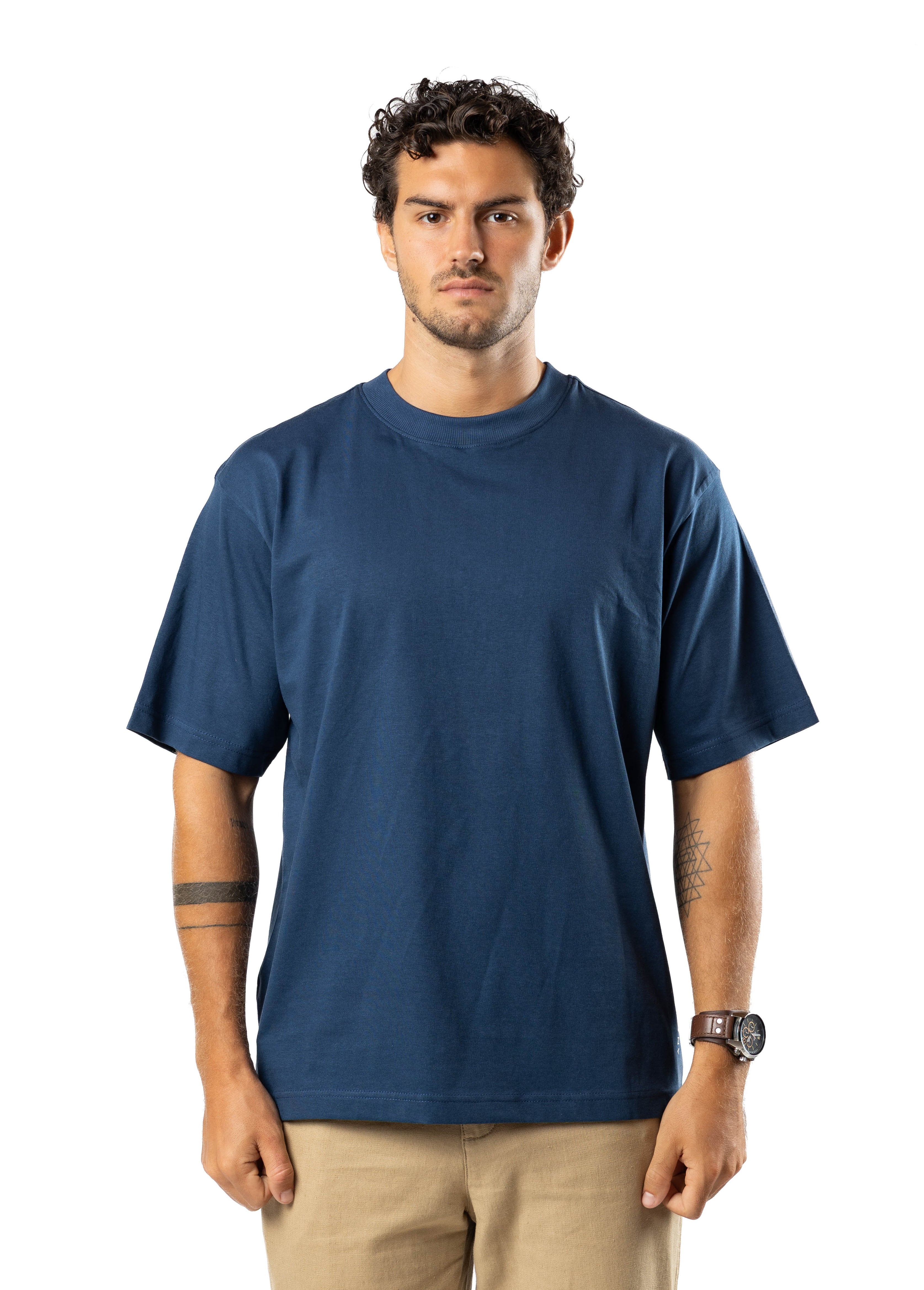 Men’s Ice Touch™ Oversized T-Shirt Deep Blue | AnationZ