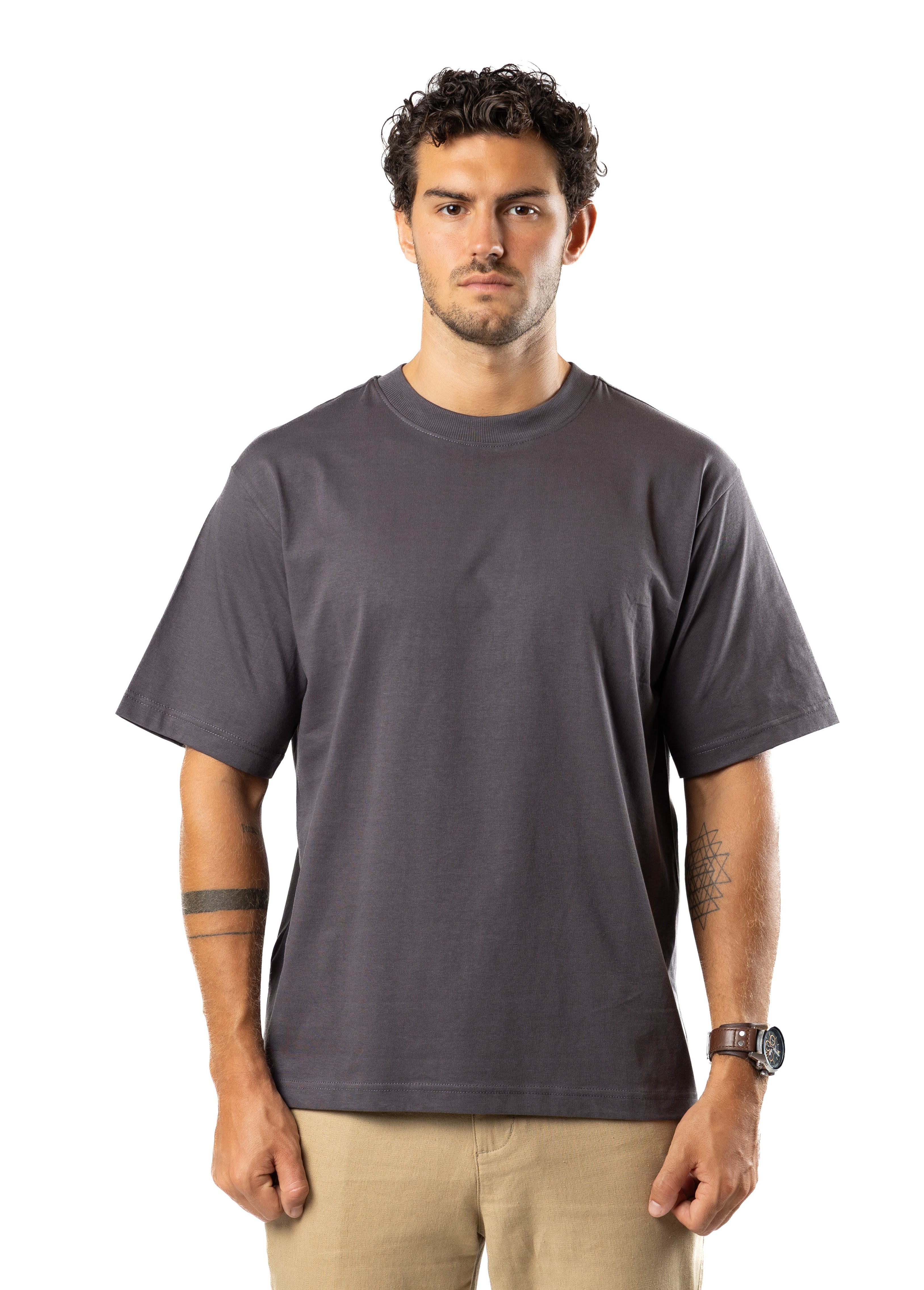 Men’s Ice Touch™ Oversized T-Shirt Slate Grey | AnationZ
