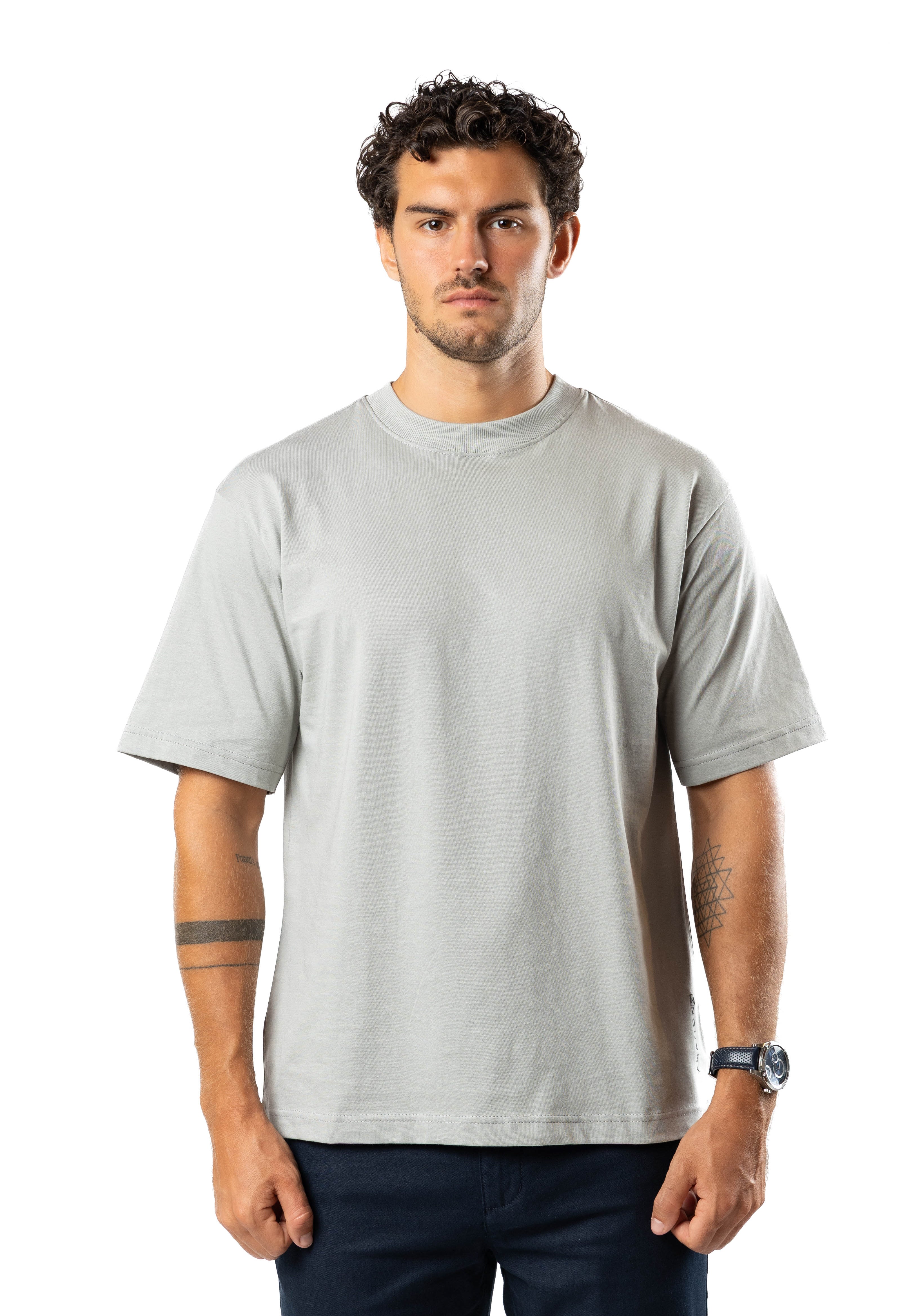 Men’s Ice Touch™ Oversized T-Shirt Cement | AnationZ