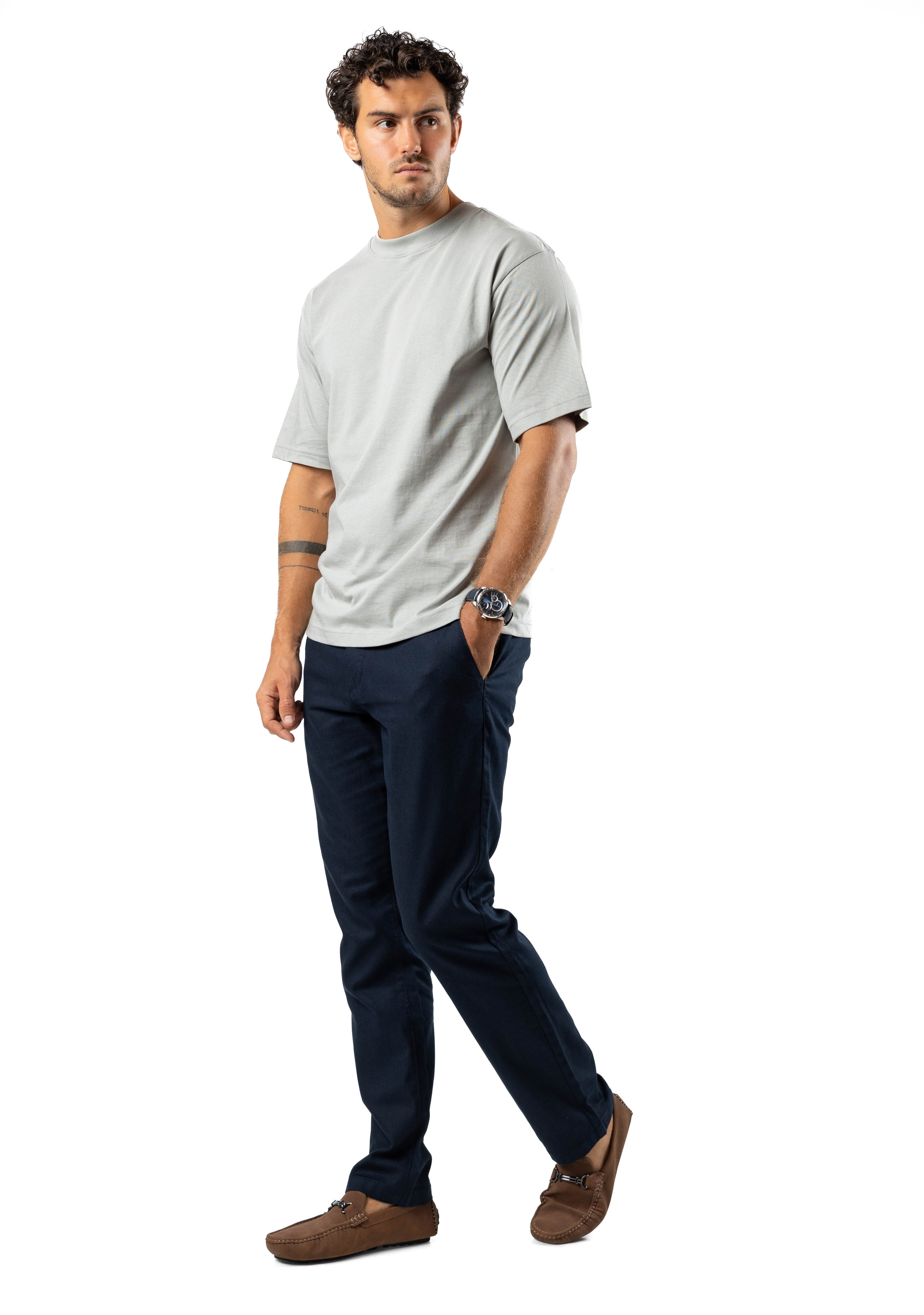 Men’s Ice Touch™ Oversized T-Shirt Cement | AnationZ