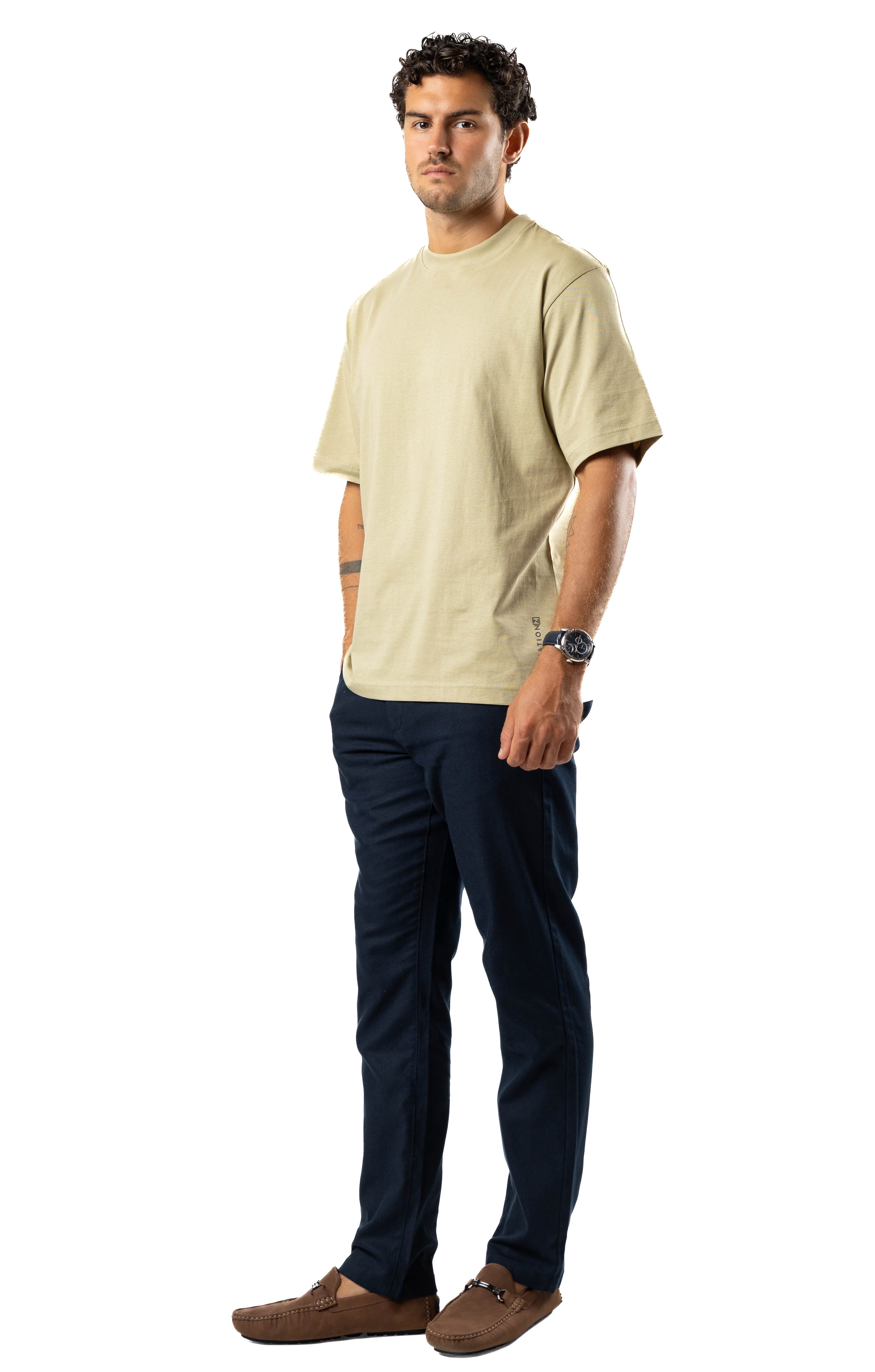 Men’s Ice Touch™ Oversized T-Shirt Pistachio | AnationZ