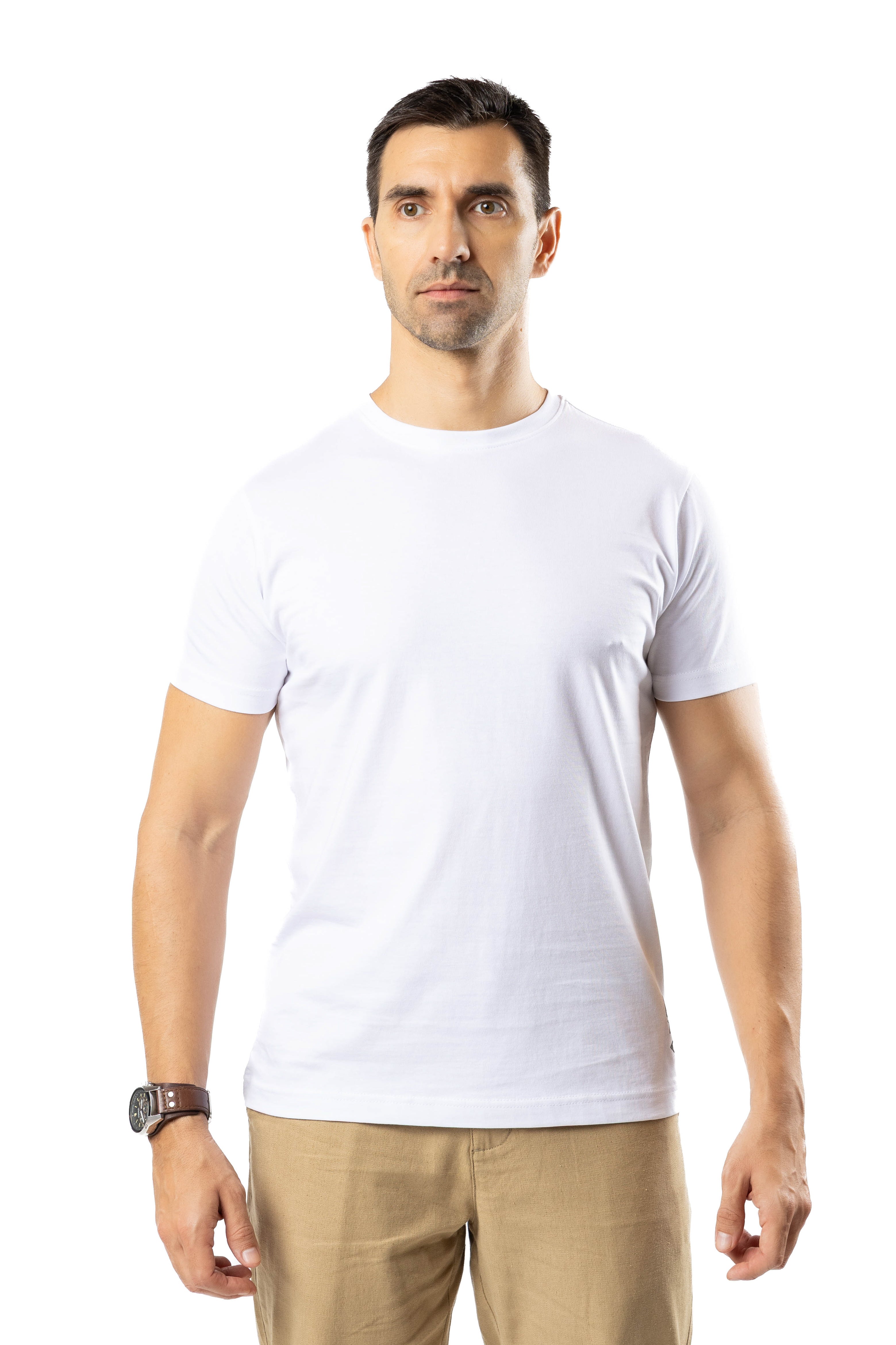Men’s Ice Touch T-Shirt White | AnationZ
