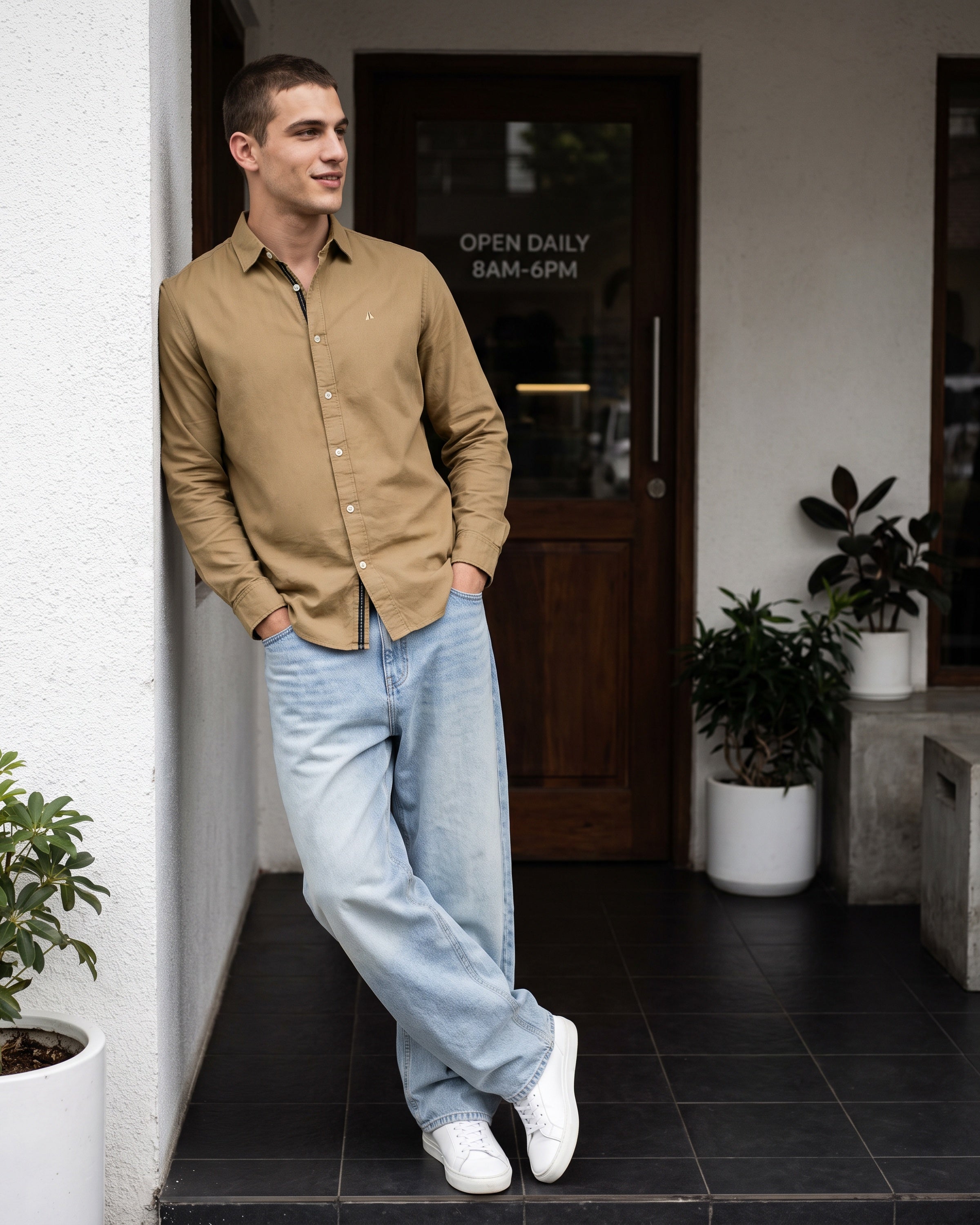 AnationZ Heritage Linen Long Sleeve Shirt -  Sri Lanka