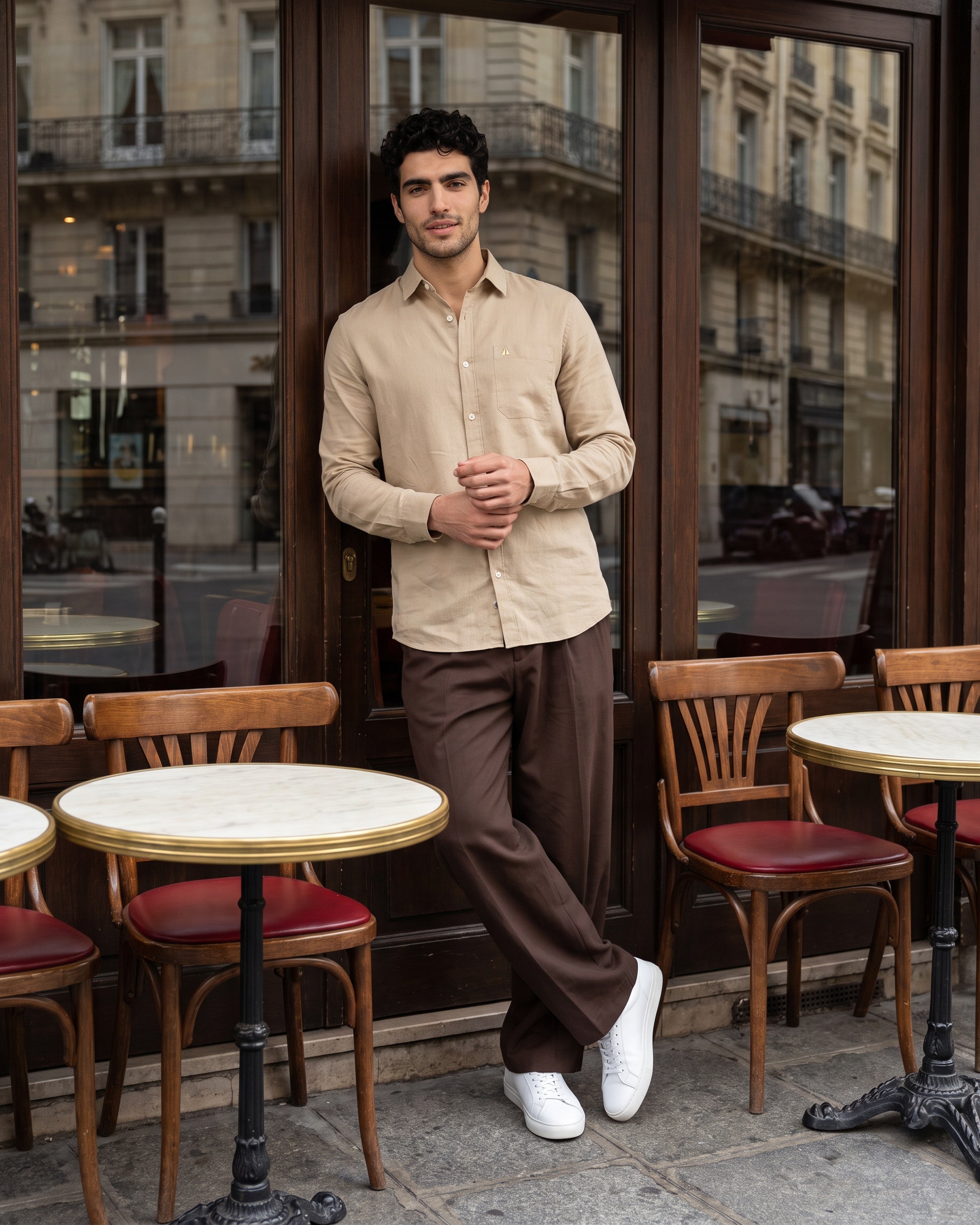AnationZ Heritage Linen Long Sleeve Shirt -  Sri Lanka
