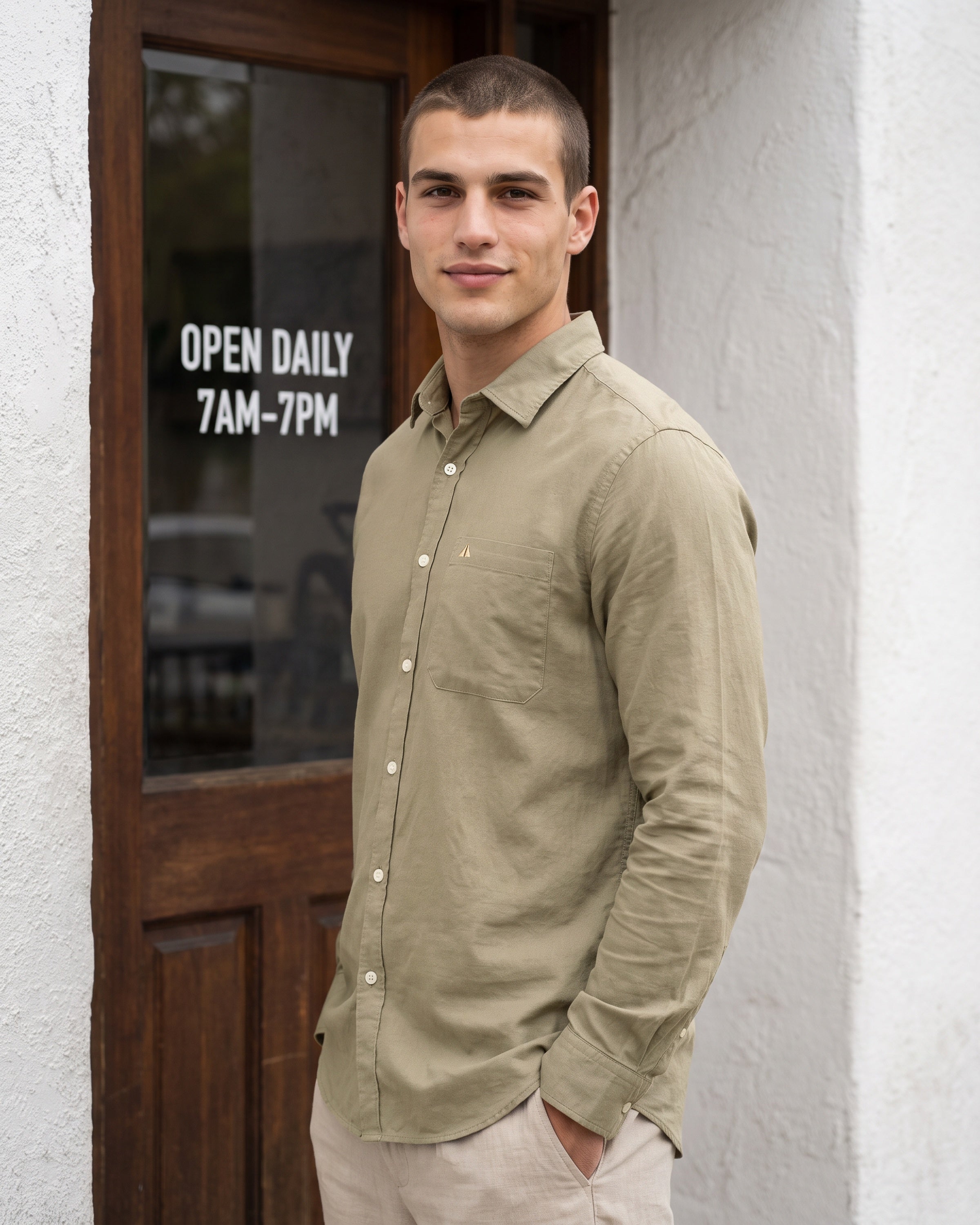 AnationZ Heritage Linen Long Sleeve Shirt -  Sri Lanka
