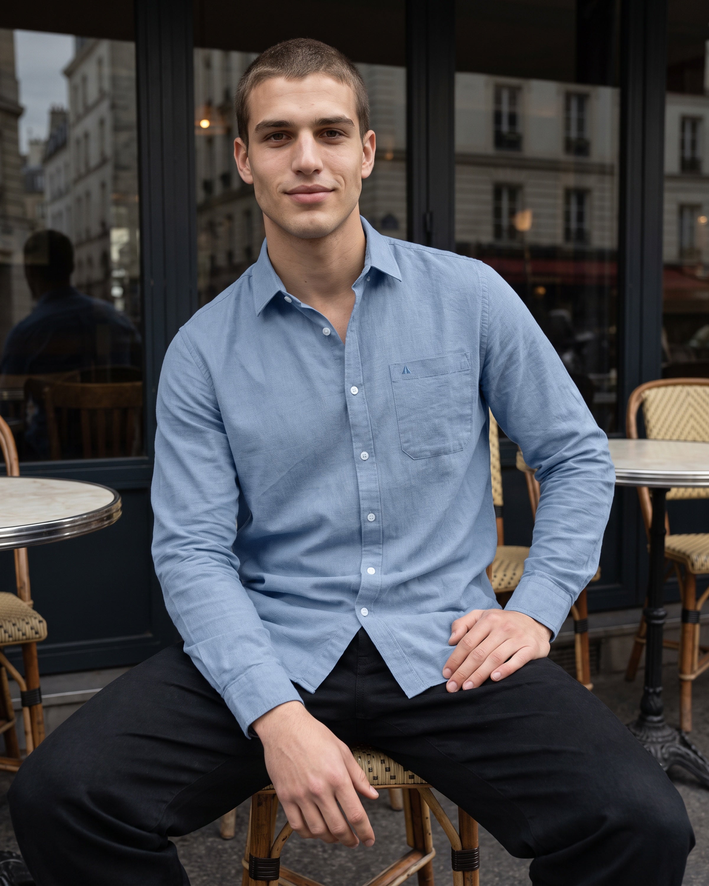 AnationZ Heritage Linen Long Sleeve Shirt -  Sri Lanka