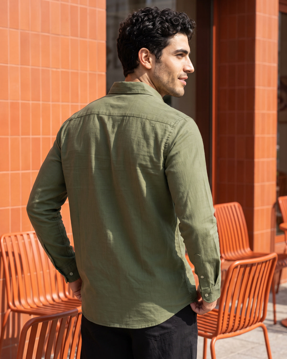 AnationZ Heritage Linen Long Sleeve Shirt -  Sri Lanka
