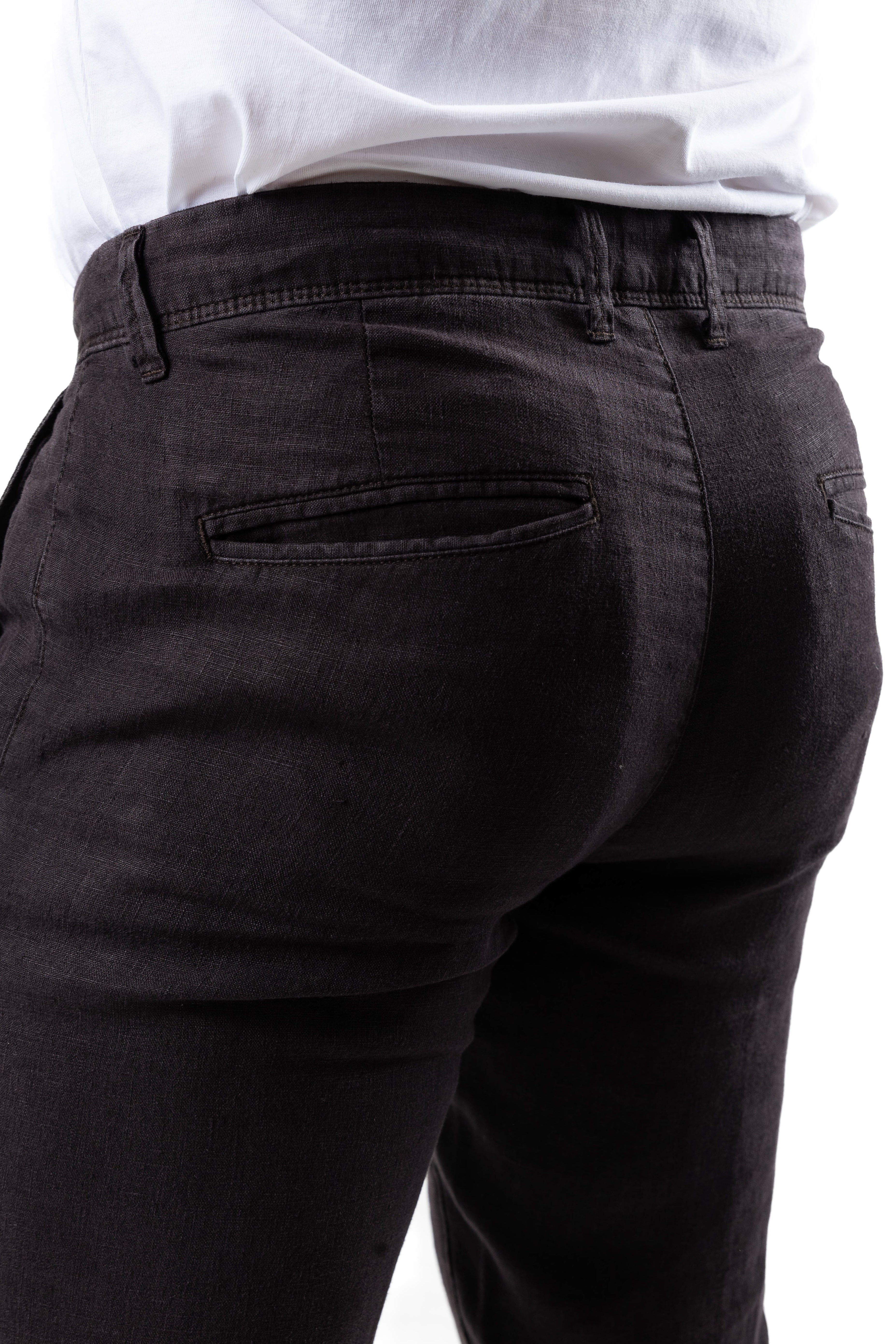 AnationZ Luxe Linen Pant - Chocolate Sri Lanka

