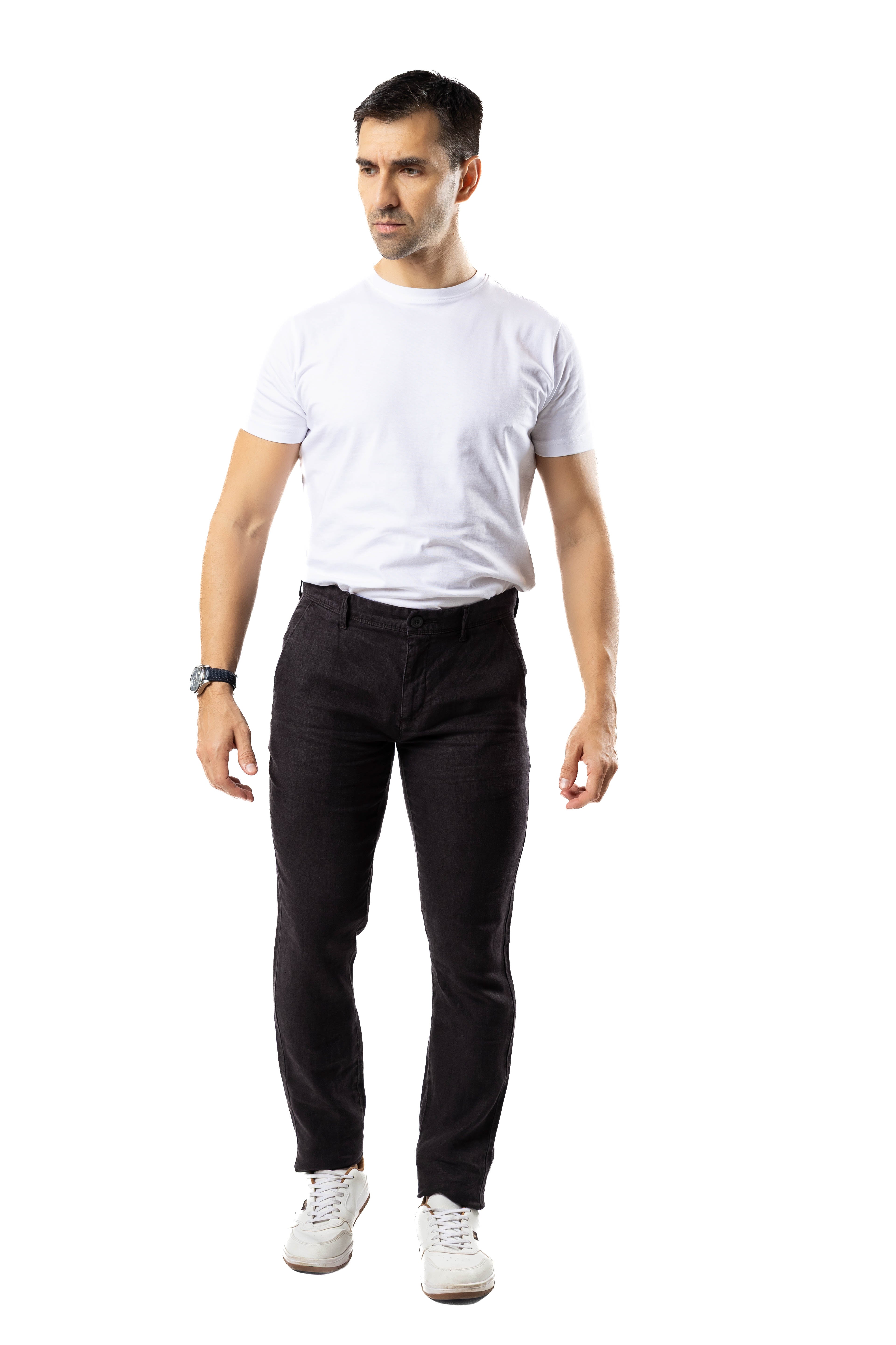 AnationZ Luxe Linen Pant - Chocolate Sri Lanka
