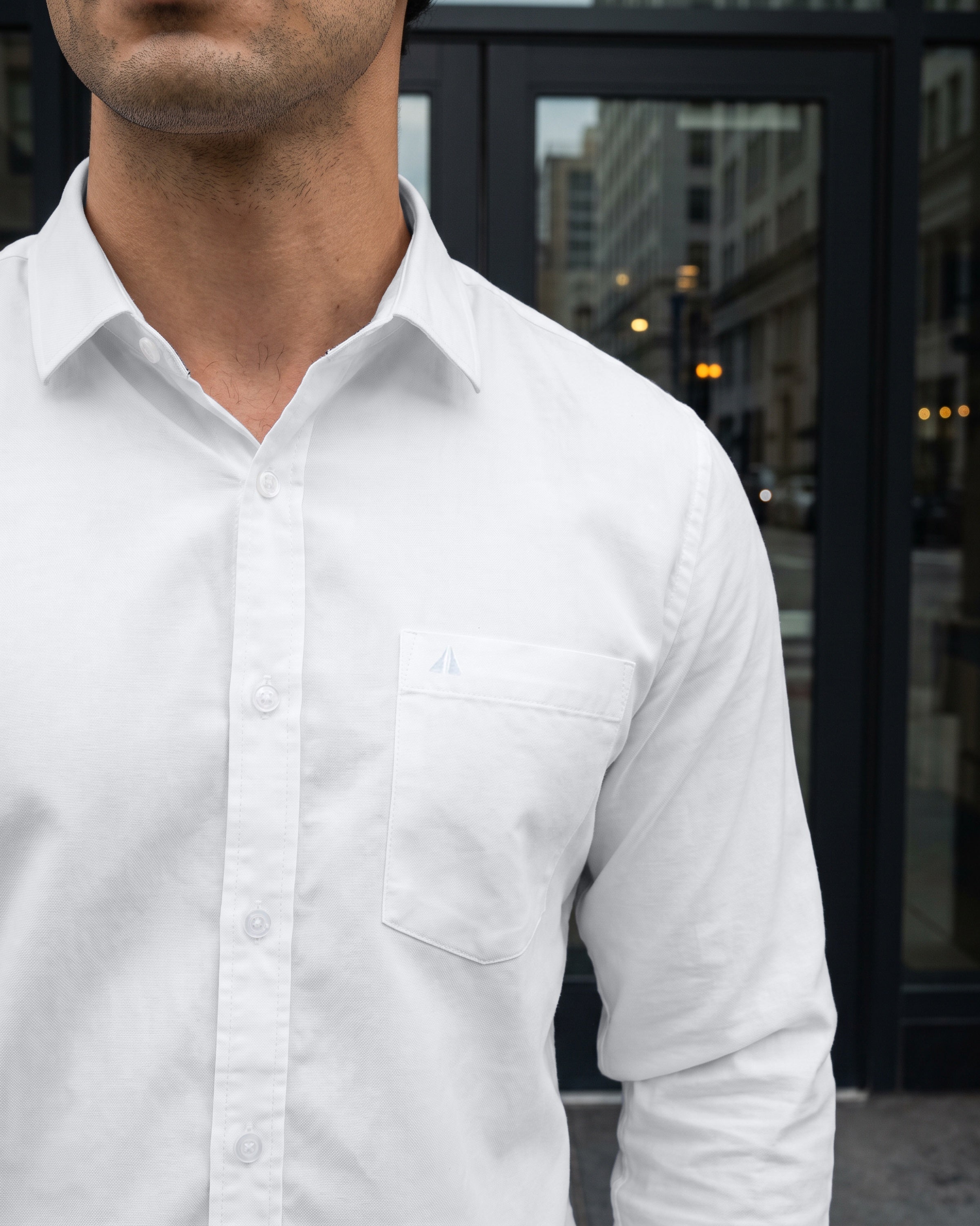 AnationZ Essential Cotton Long Sleeve Shirt - Raw Canvas Sri Lanka
