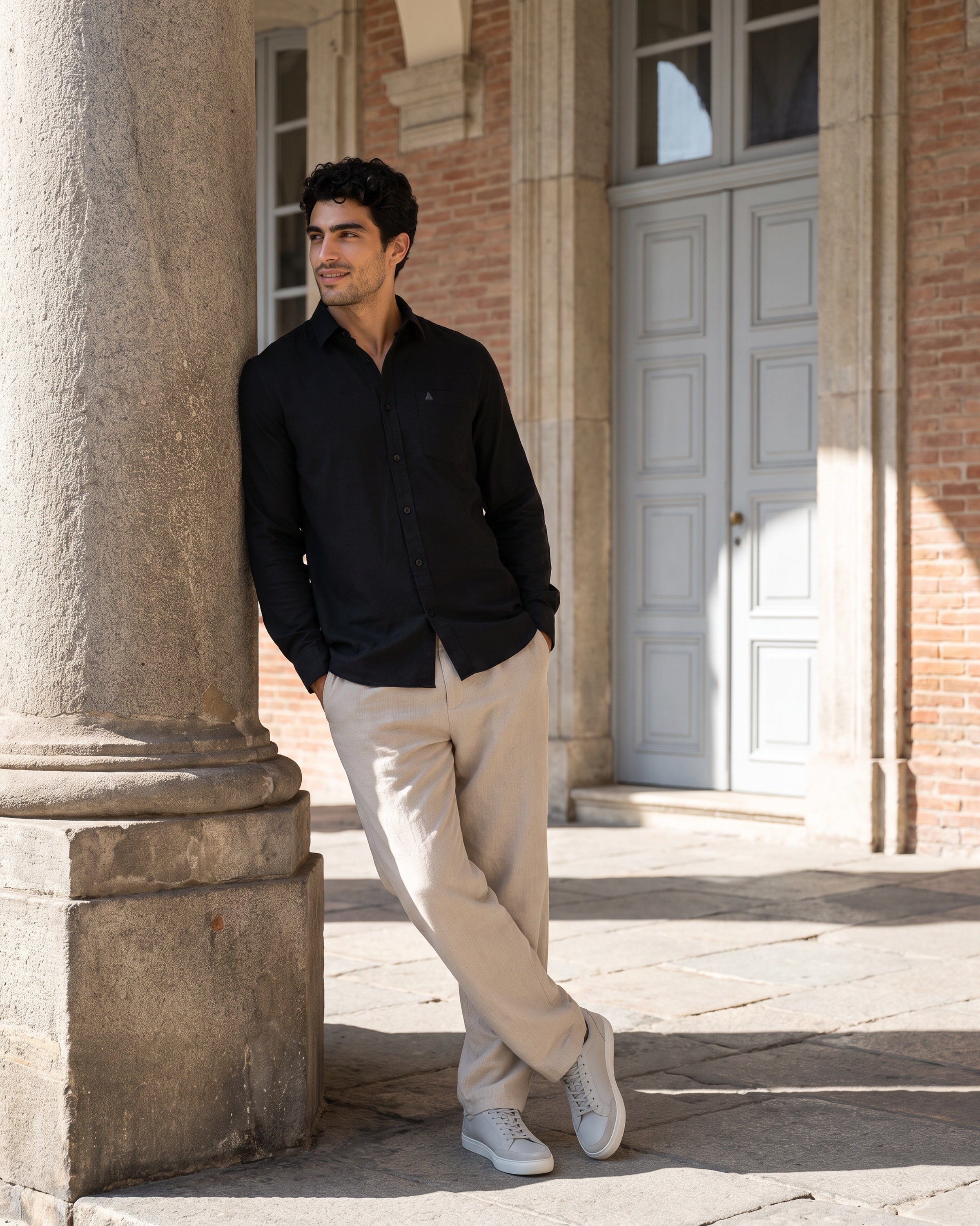 AnationZ Heritage Linen Short Sleeve Shirt -  Sri Lanka
