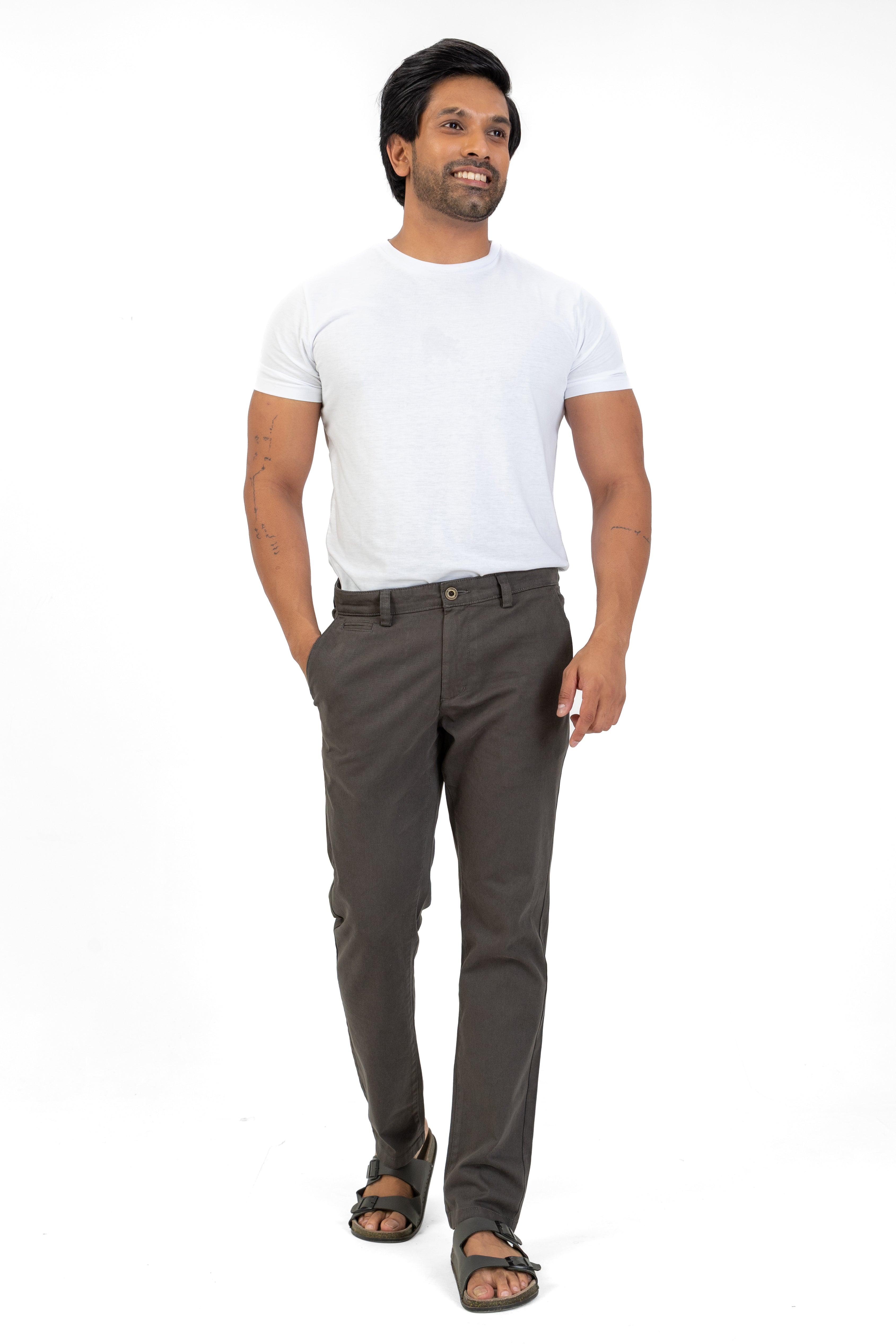 Essential Slim Fit Pant – Chocolate