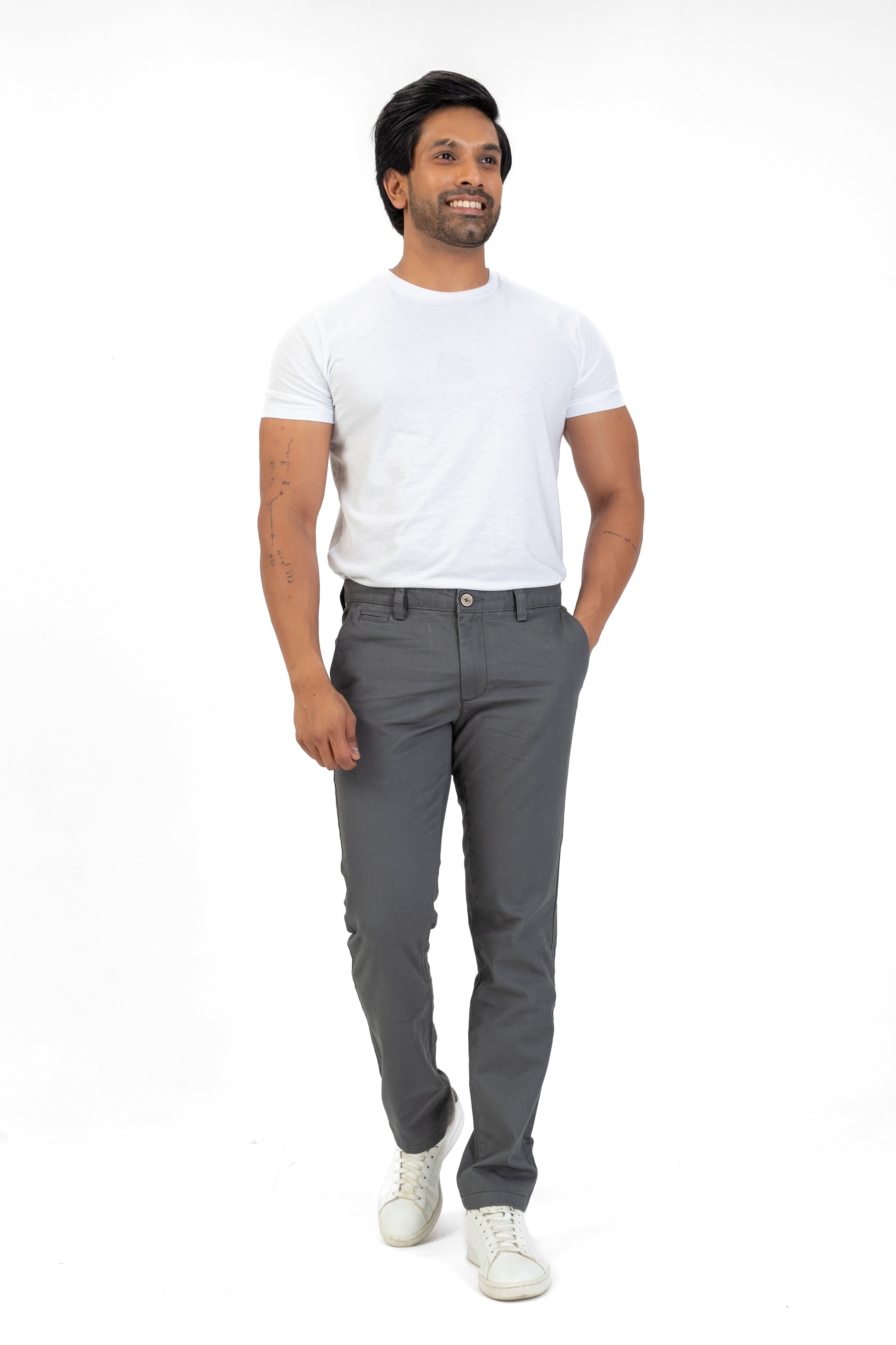 Essential Slim Fit Pant – Dark Grey