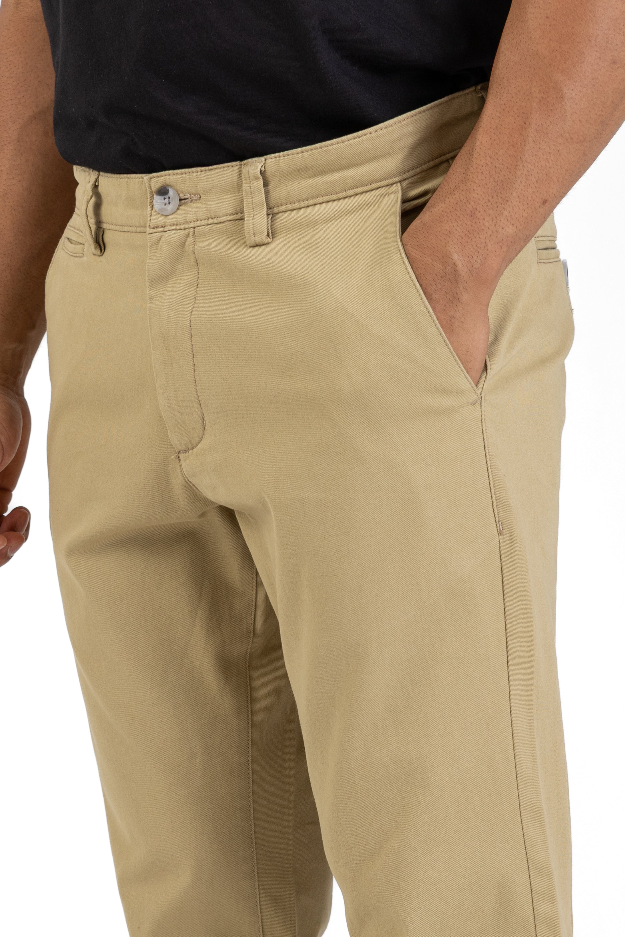Essential Slim Fit Pant – Beige