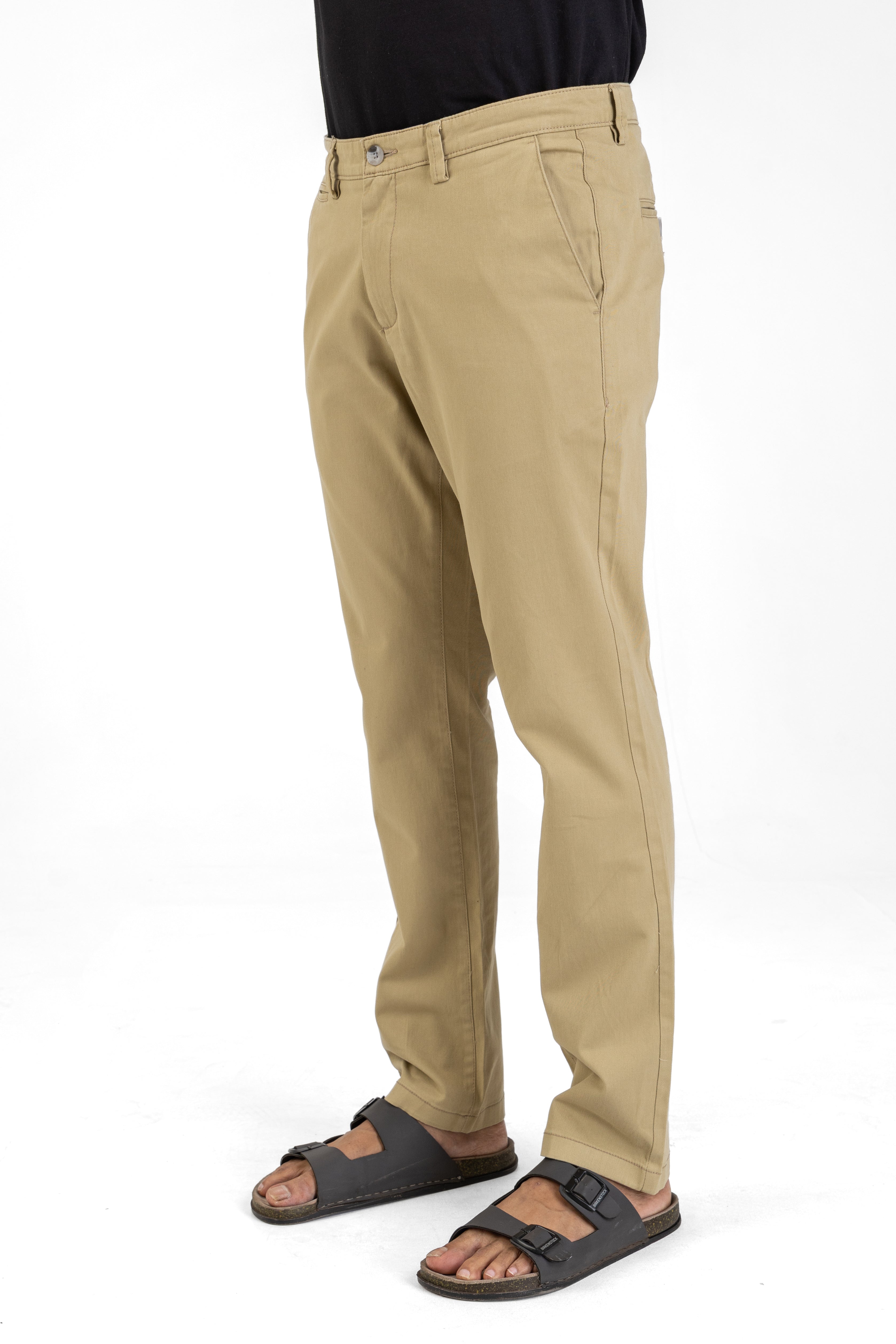 Essential Slim Fit Pant – Beige