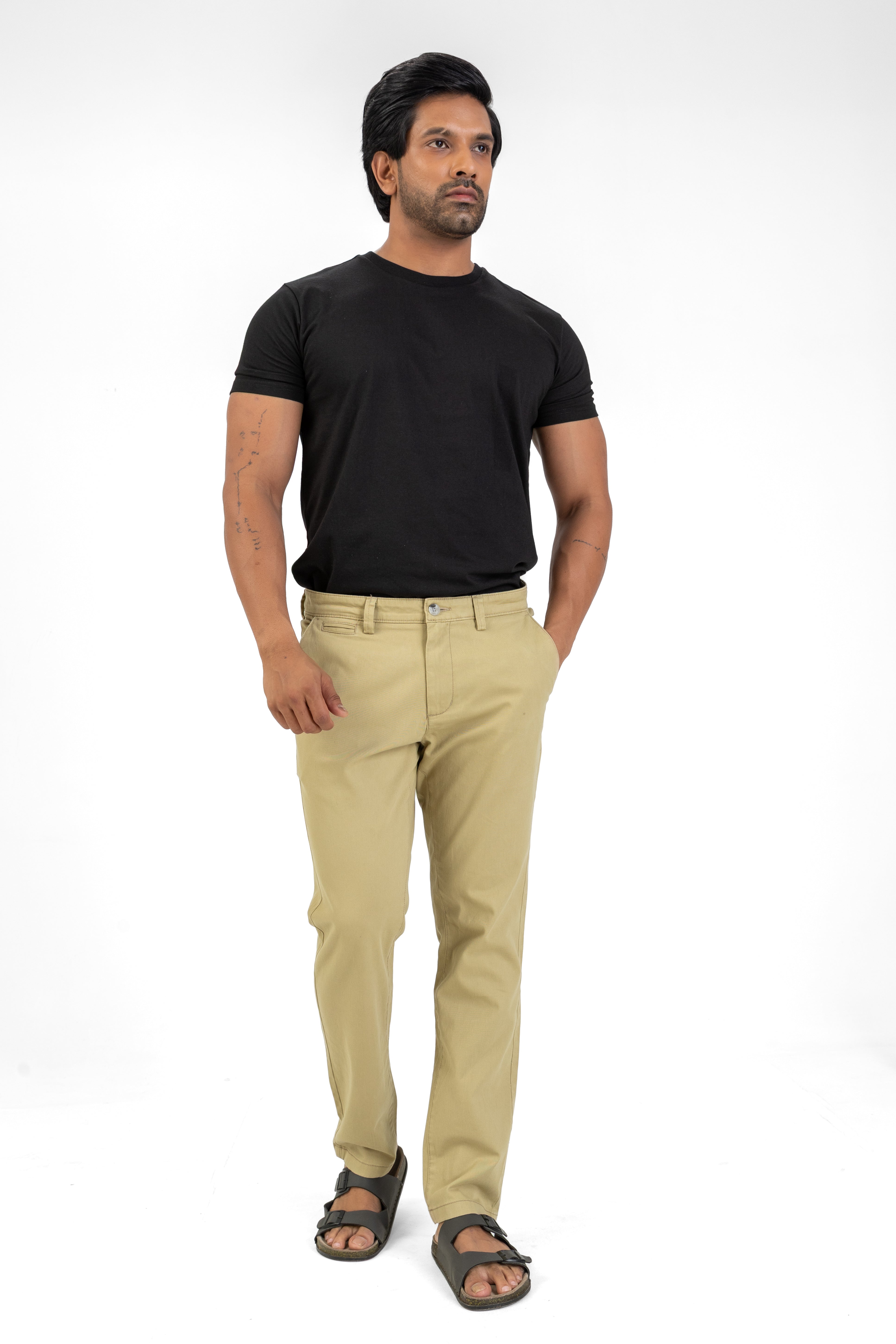 Essential Slim Fit Pant – Beige