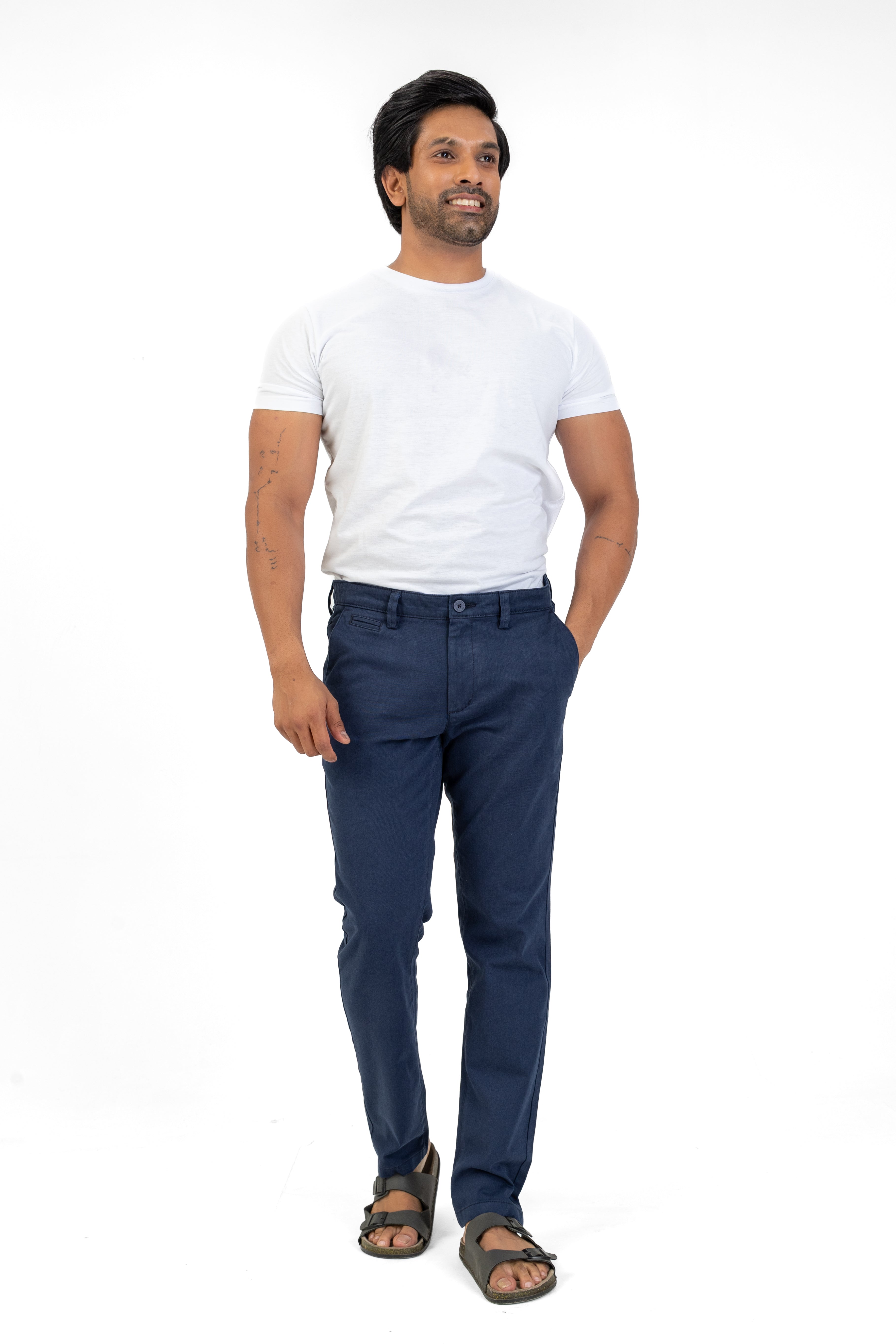 Essential Slim Fit Pant – Navy