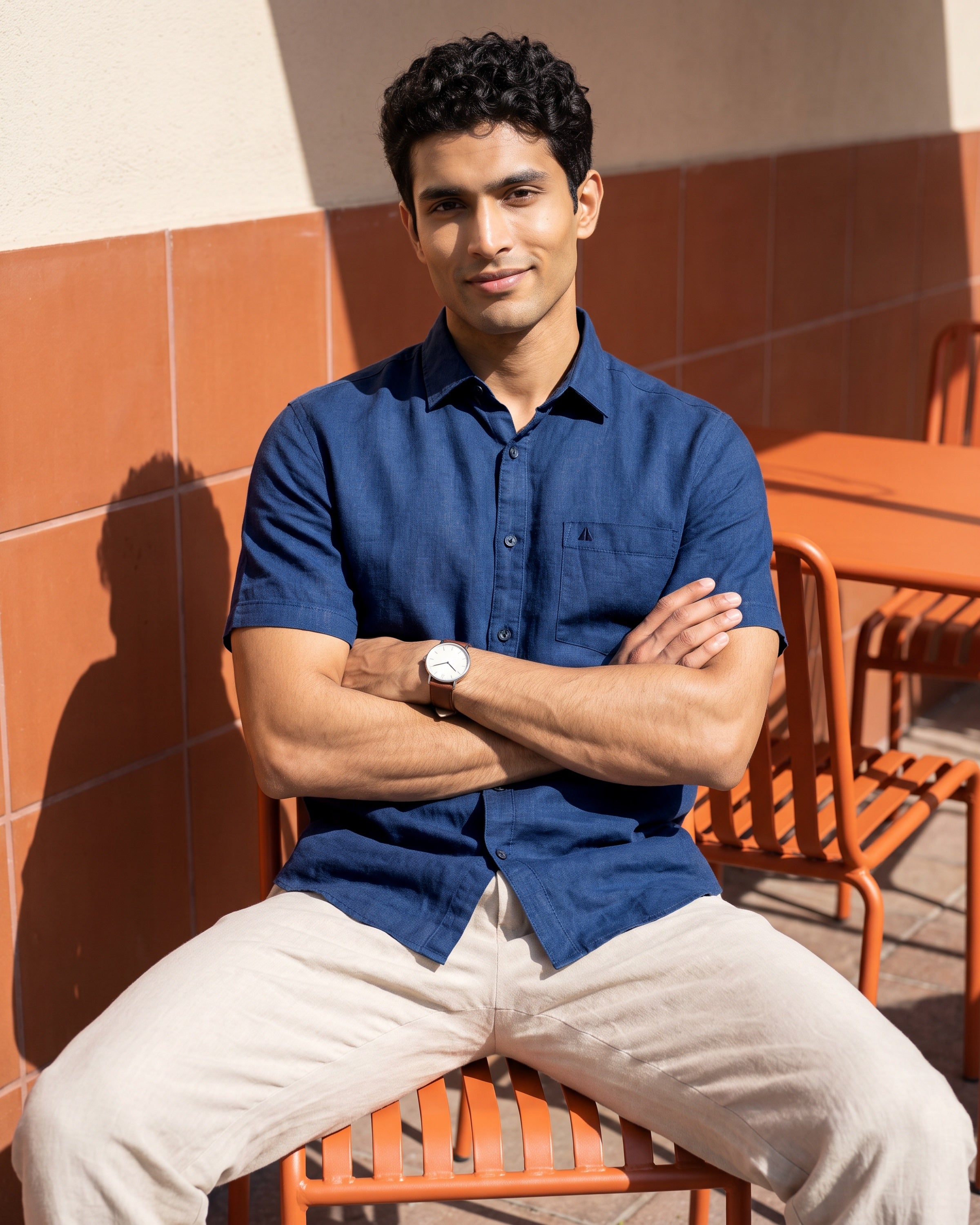 AnationZ Luxe Linen Short Sleeve Shirt -  Sri Lanka