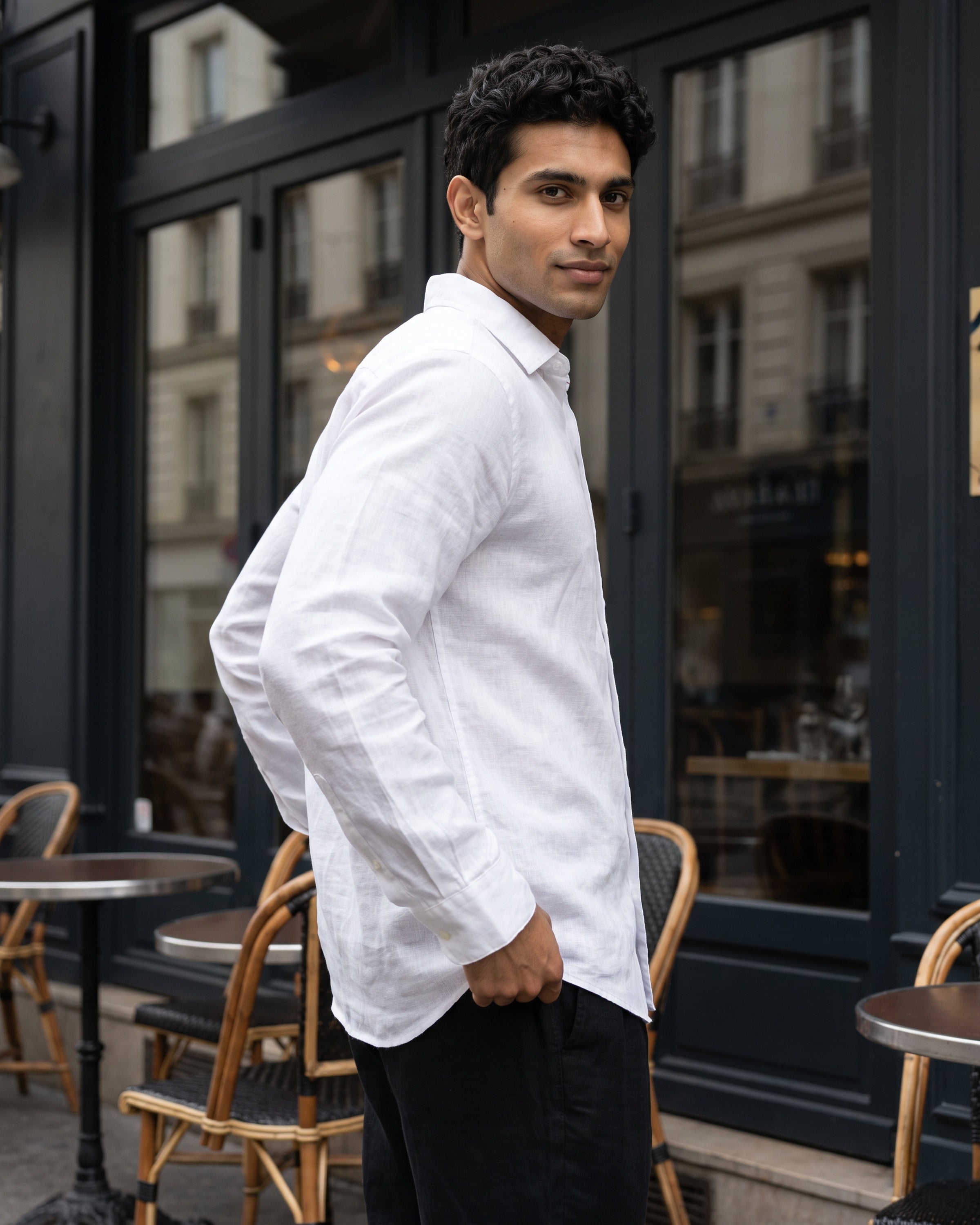 AnationZ Luxe Linen Long Sleeve Shirt -  Sri Lanka
