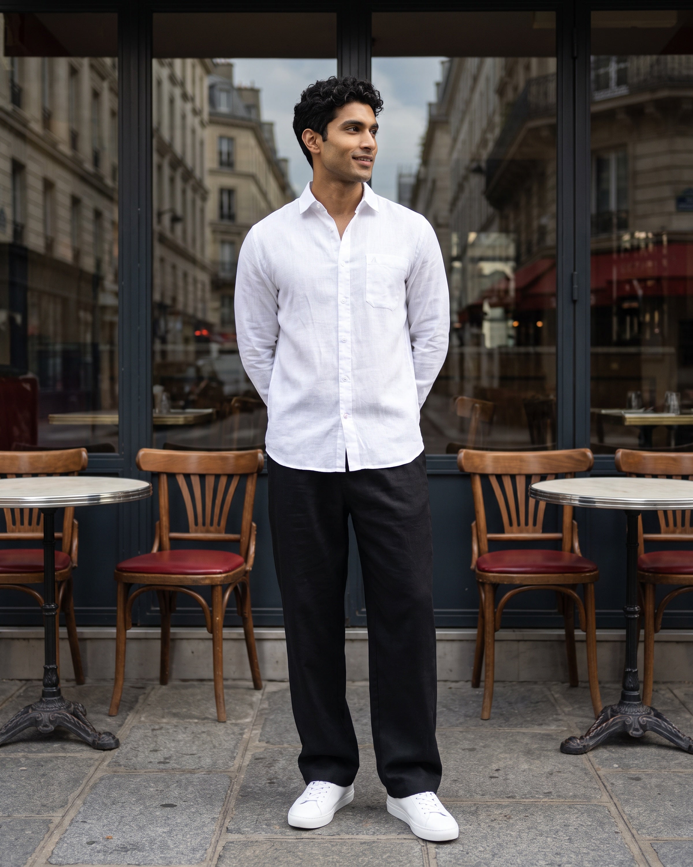 AnationZ Luxe Linen Long Sleeve Shirt -  Sri Lanka