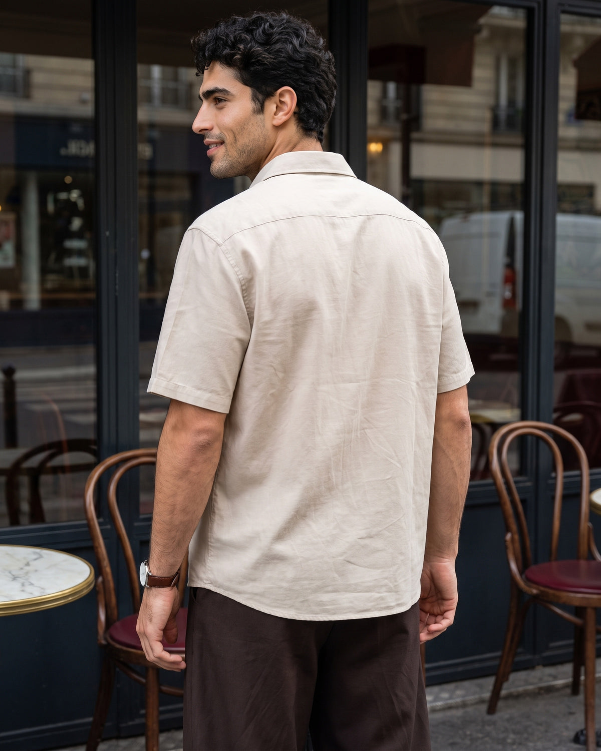 Generous Heritage Linen Short Sleeve Shirt - Turmeric