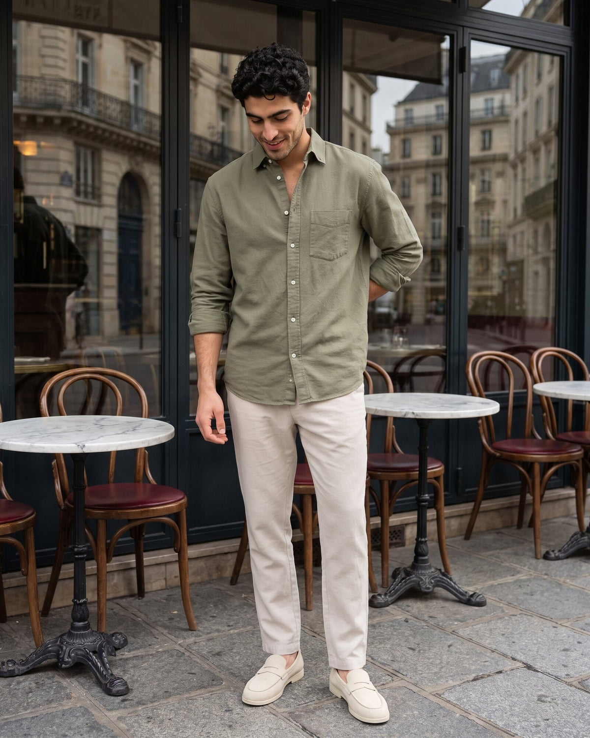 Heritage Linen Relaxed Pant – Alpine White (3 of 4)