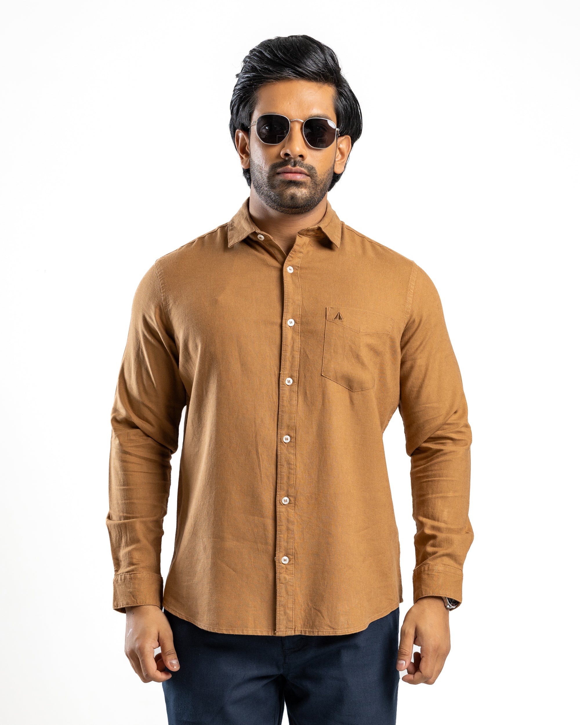 AnationZ Fluid Linen Long Sleeve Shirt -  Sri Lanka
