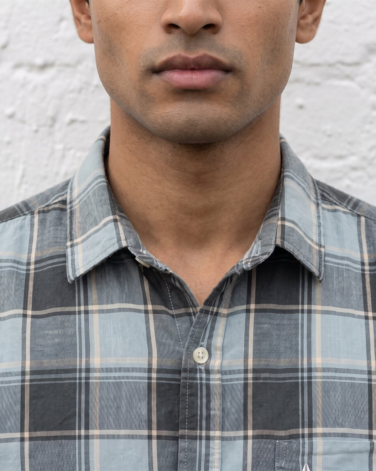 Essential Cotton Check Short Sleeve Shirt – Moss Reserve (1 of 4)