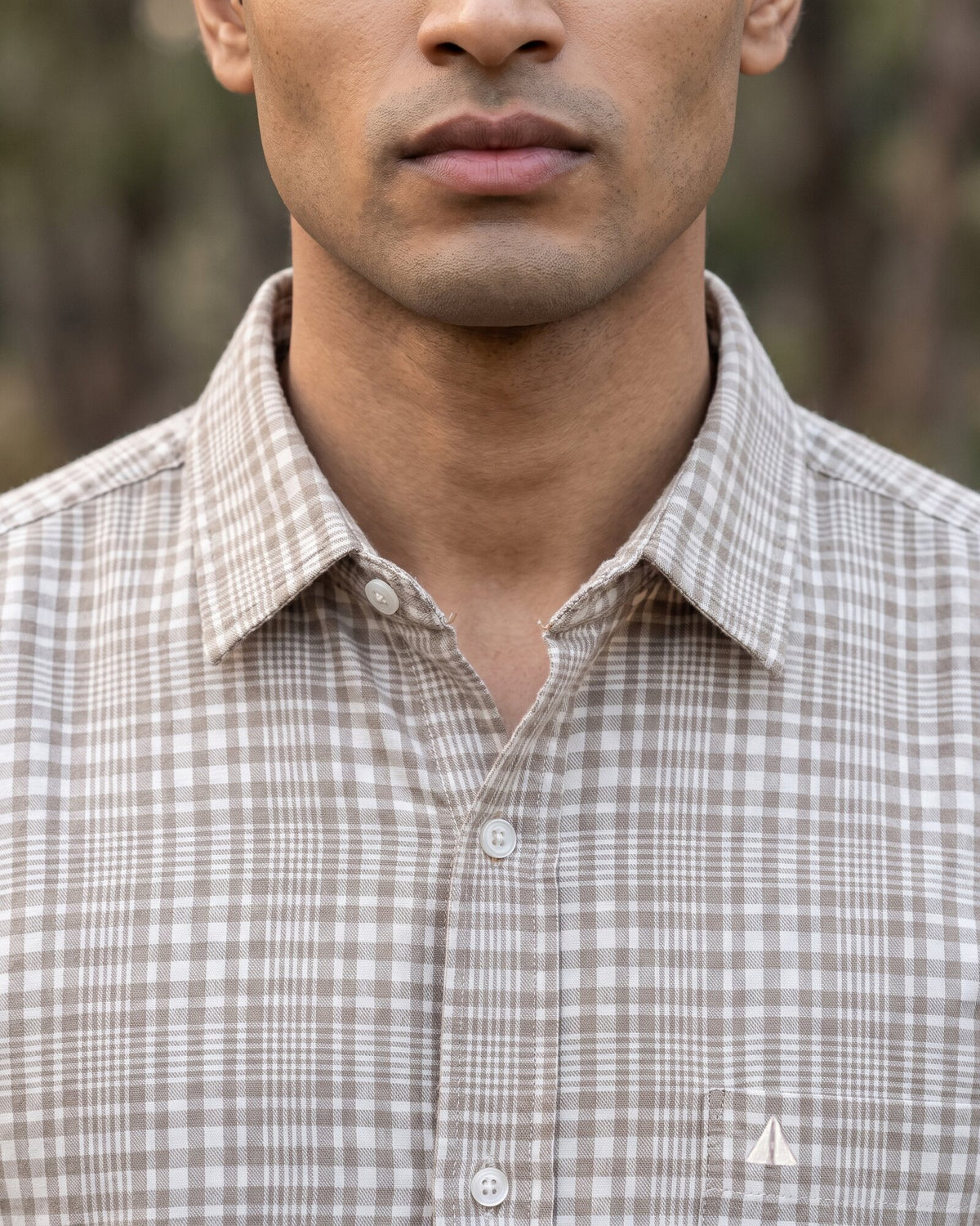 Essential Cotton Check Long Sleeve Shirt – Crushed Violet (2 of 4)