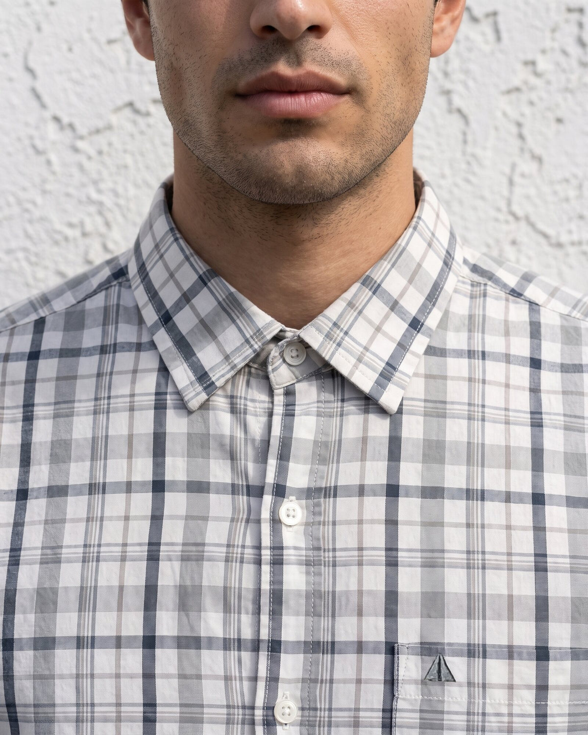 Essential Cotton Check Long Sleeve Shirt – Moss Reserve (1 of 4)