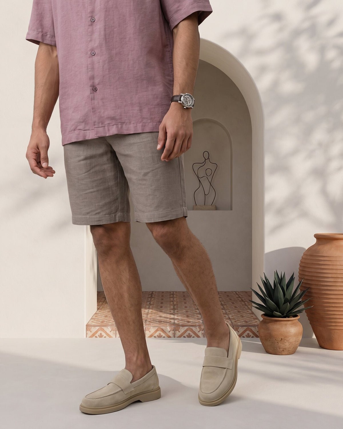 Signature Cotton Short – Desert Khaki (1 of 4)